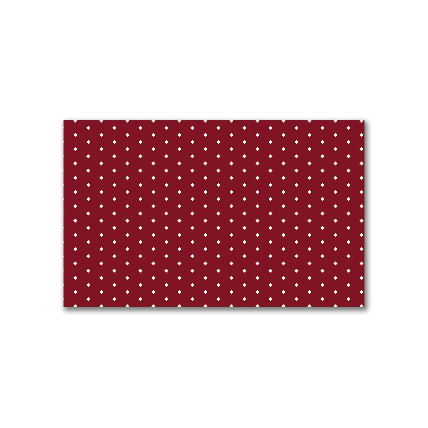 Spun Polyester Fabric with Fine Pale Cream Diamonds on Burgundy Red #FASP-1283-112