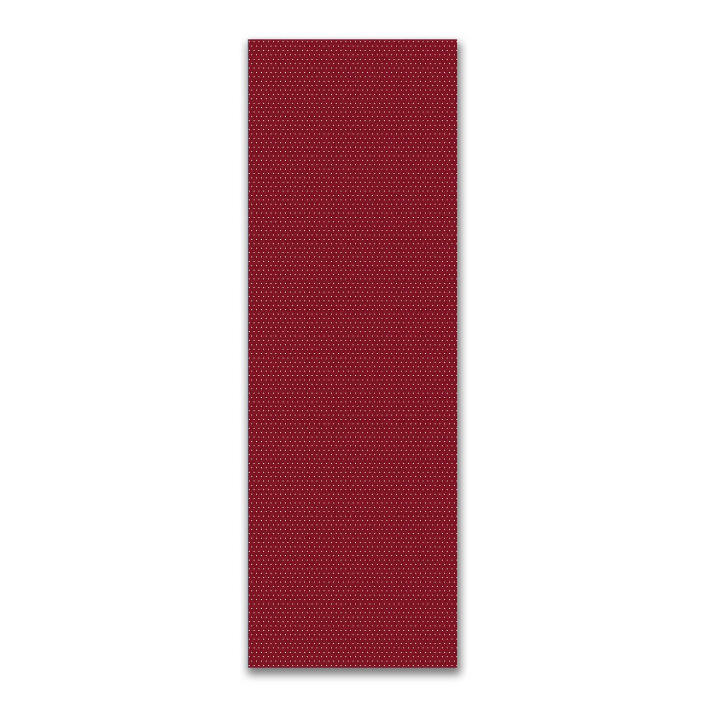 Spun Polyester Fabric with Fine Pale Cream Diamonds on Burgundy Red #FASP-1283-112