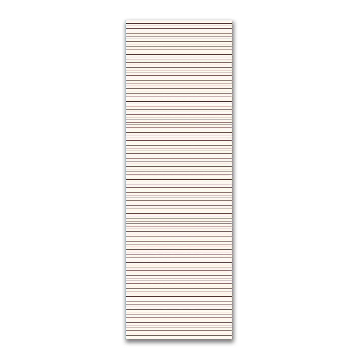 Spun Polyester Fabric with Fine Burgundy Red Stripes on Pale Cream #FASP-1283-151
