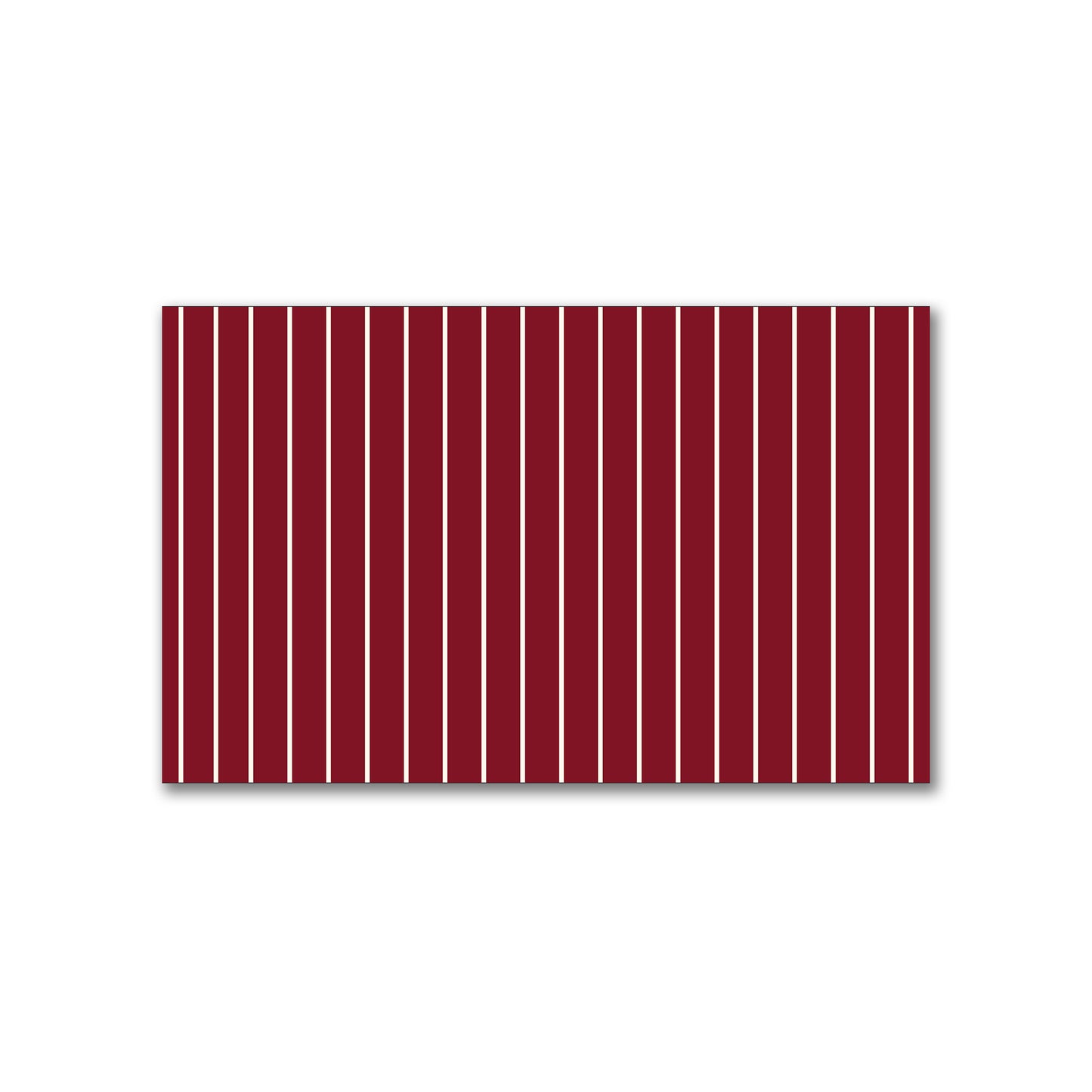 Spun Polyester Fabric with Fine Pale Cream Stripes on Burgundy Red #FASP-1283-152