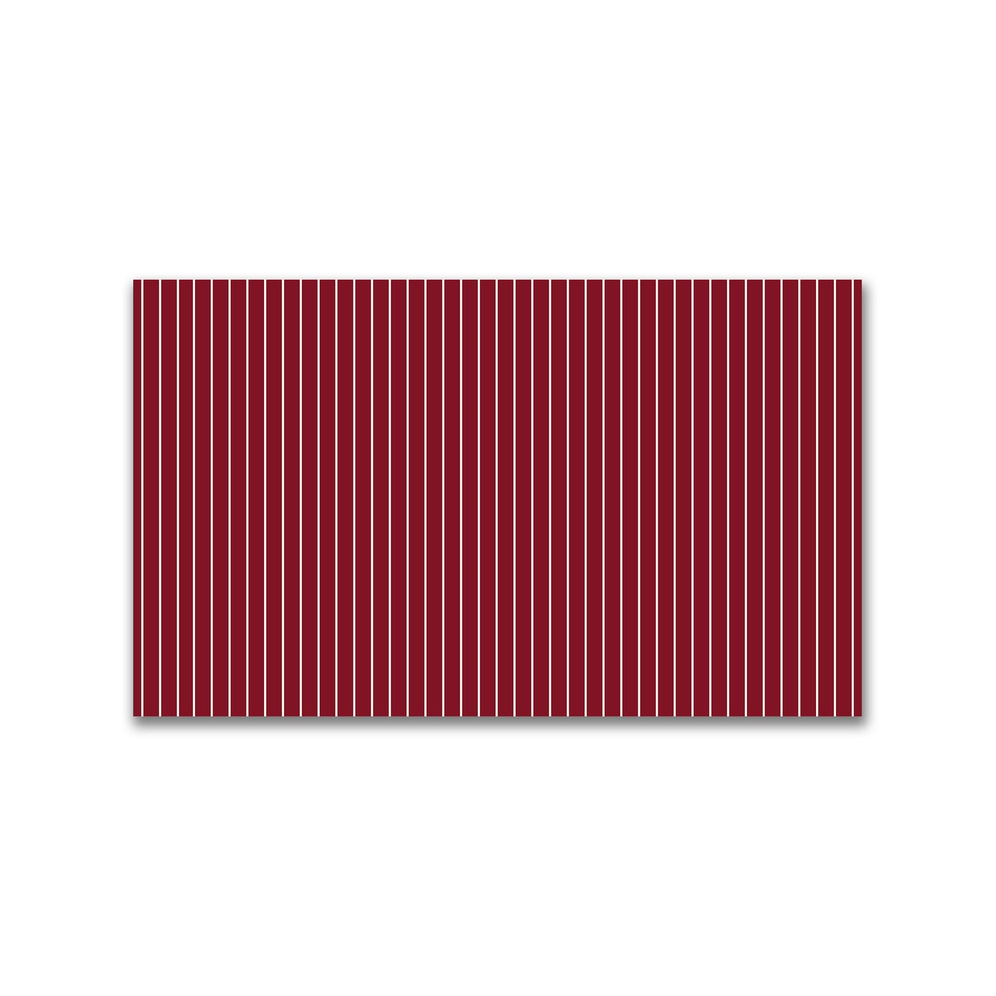 Spun Polyester Fabric with Fine Pale Cream Stripes on Burgundy Red #FASP-1283-152