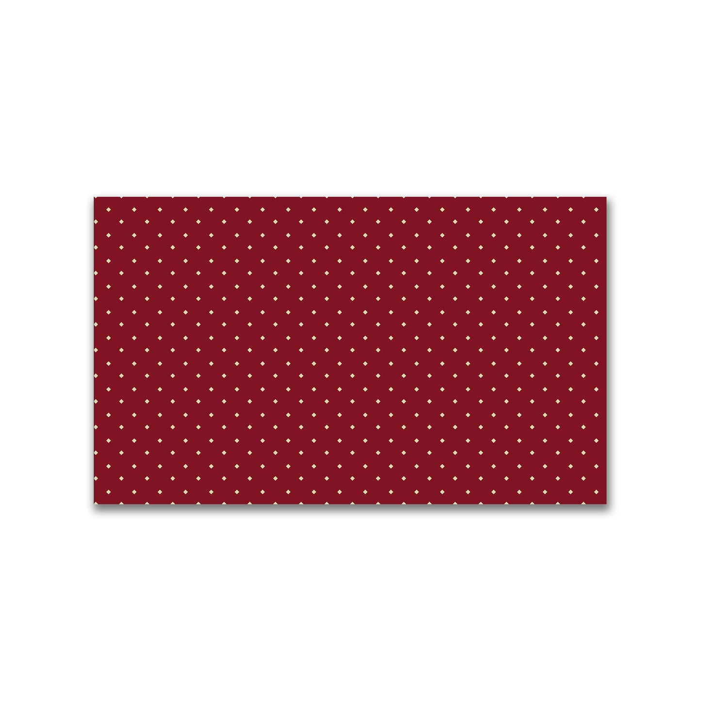 Spun Polyester Fabric with Tan Diamonds on Burgundy Red #FASP-1284-102