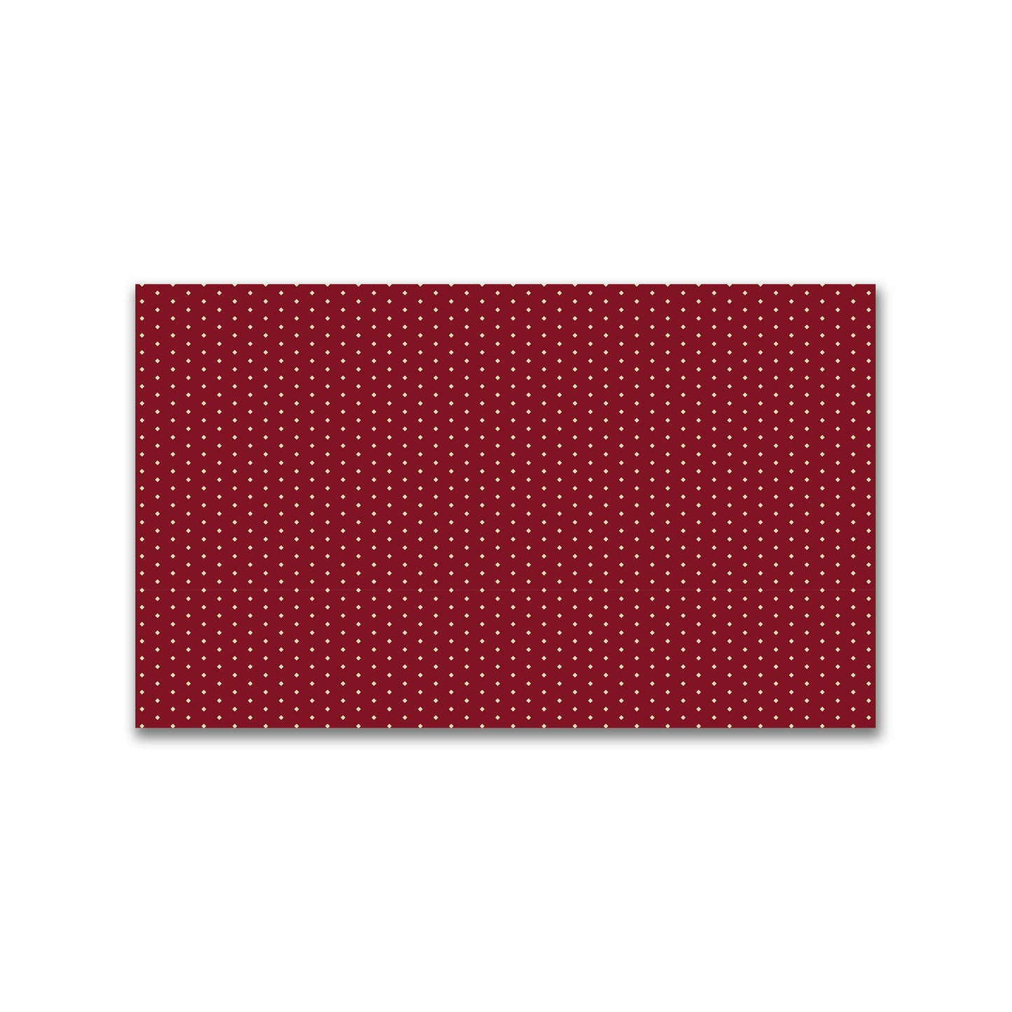 Spun Polyester Fabric with Fine Tan Diamonds on Burgundy Red #FASP-1284-112