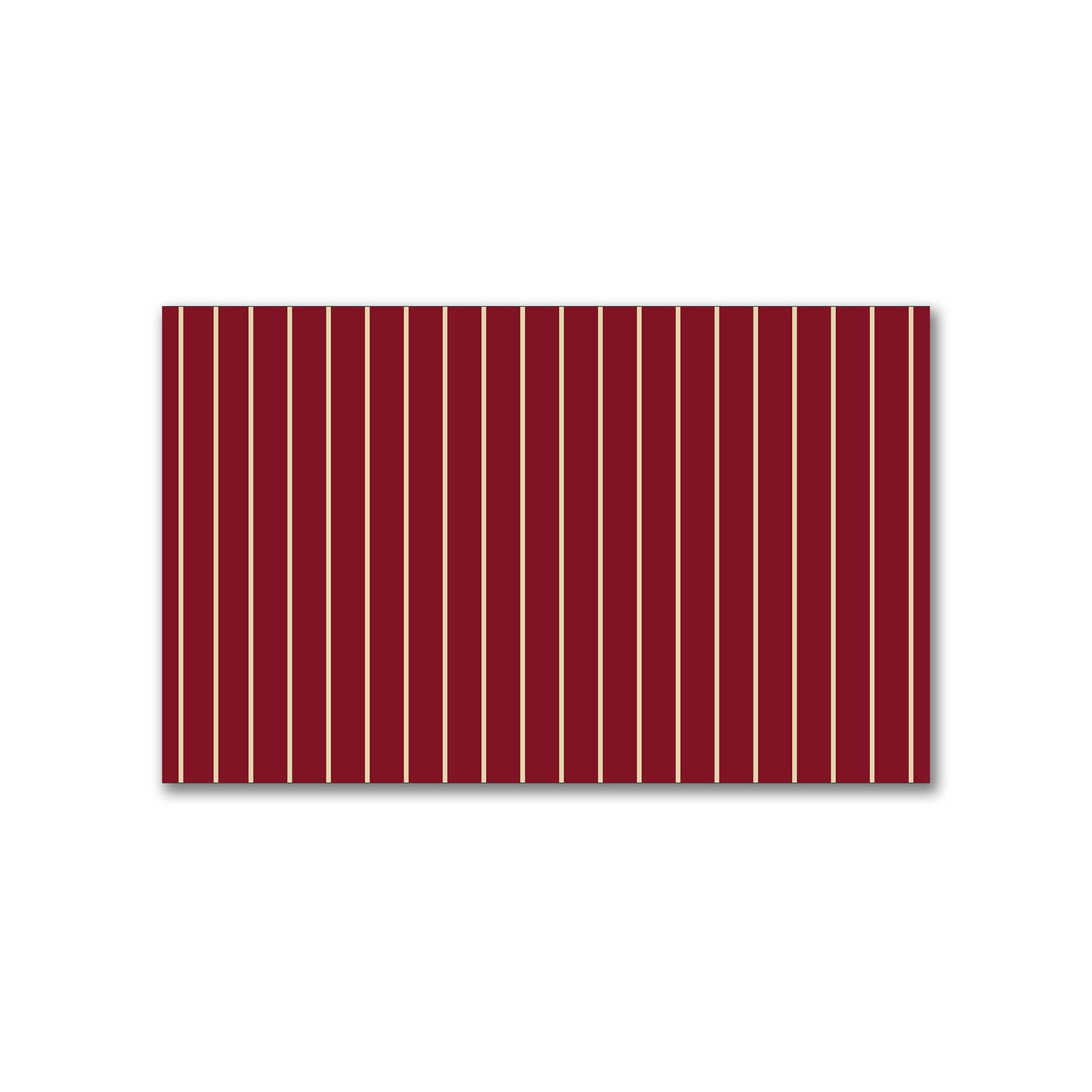 Spun Polyester Fabric with Fine Tan Stripes on Burgundy Red #FASP-1284-152