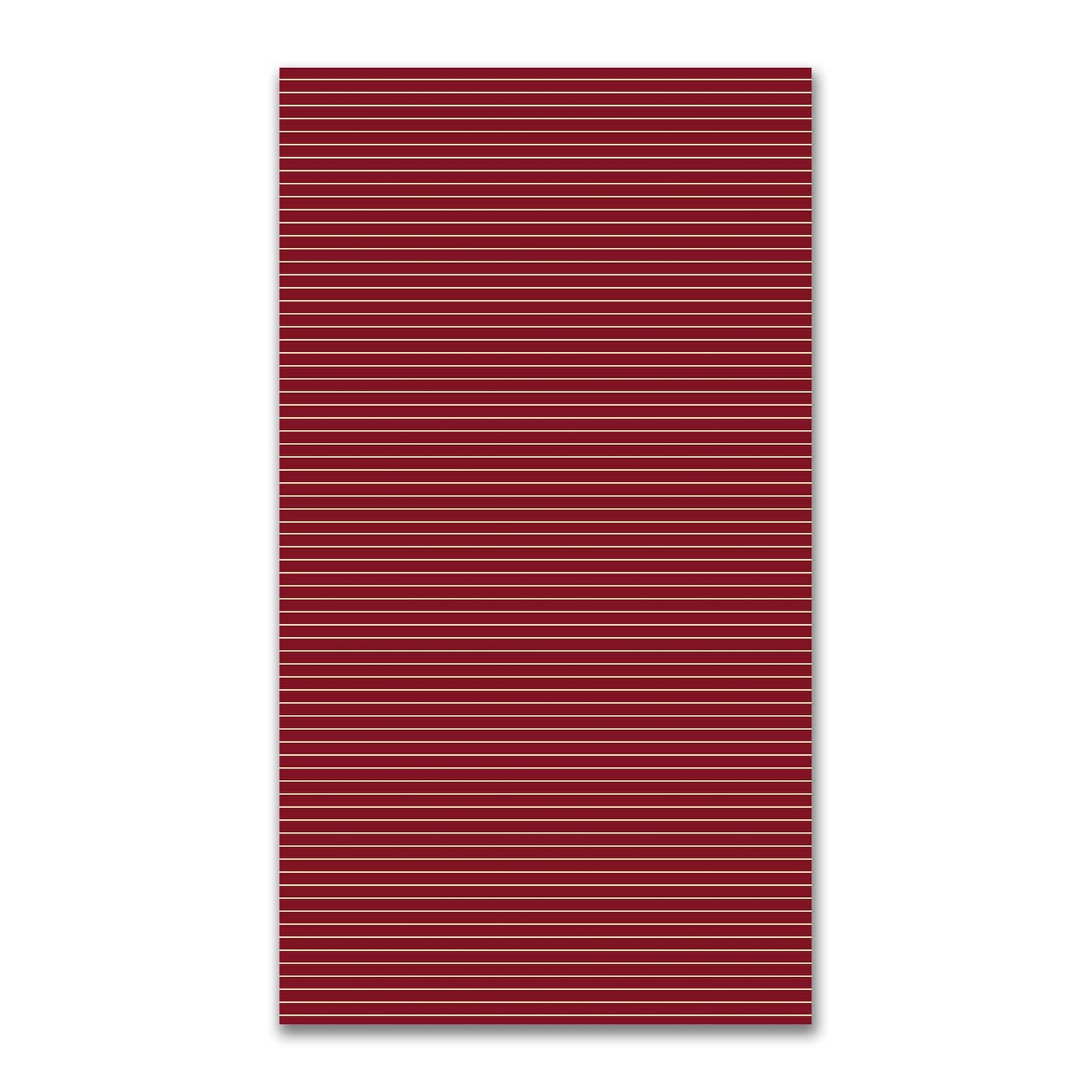 Spun Polyester Fabric with Fine Tan Stripes on Burgundy Red #FASP-1284-152