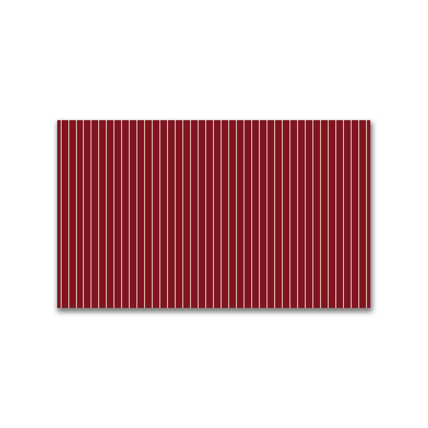 Spun Polyester Fabric with Fine Tan Stripes on Burgundy Red #FASP-1284-152