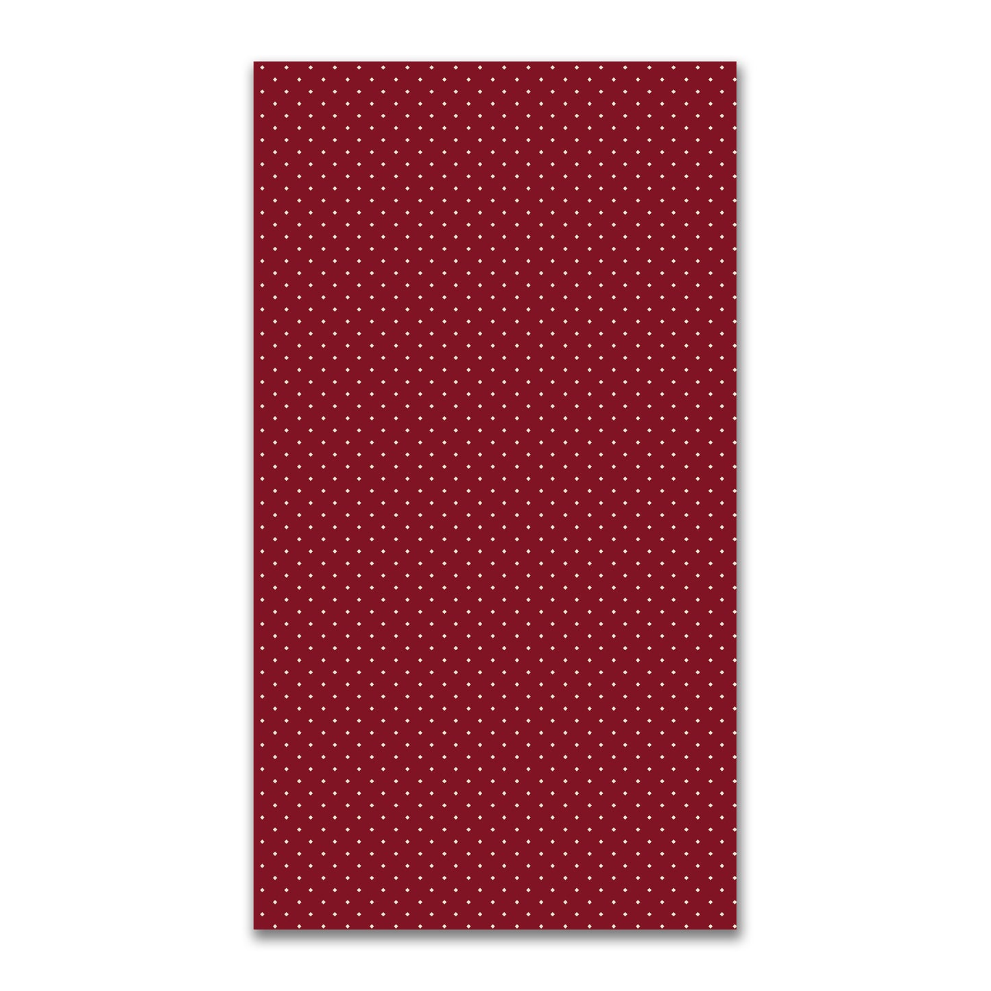 Spun Polyester Fabric with Beige Diamonds on Burgundy Red #FASP-1285-102