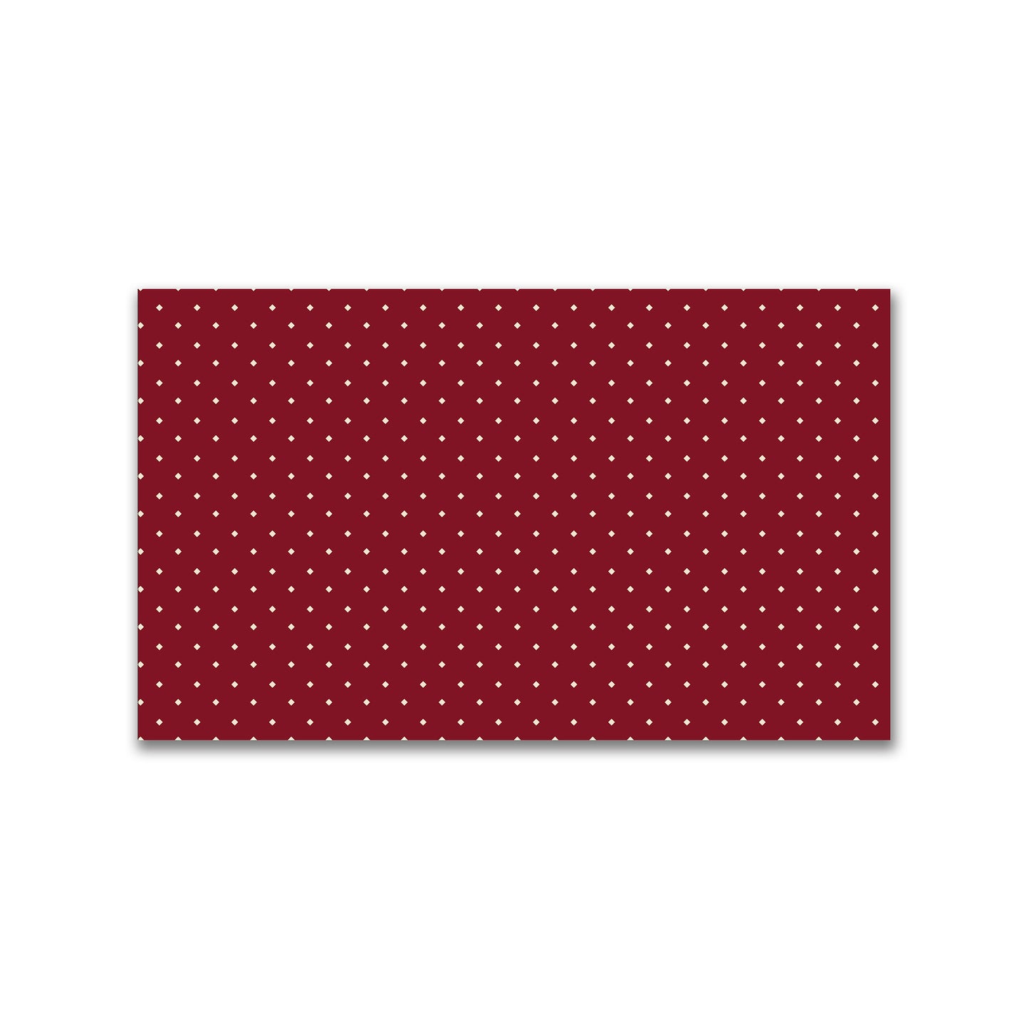 Spun Polyester Fabric with Beige Diamonds on Burgundy Red #FASP-1285-102