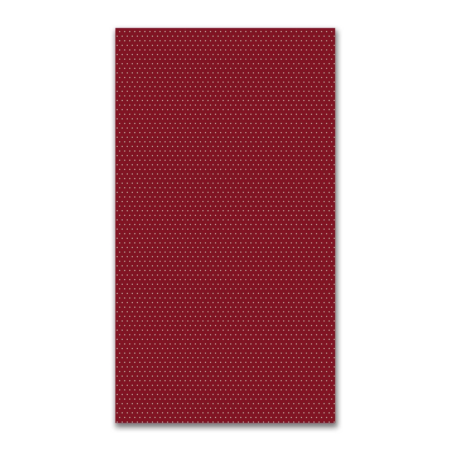 Spun Polyester Fabric with Fine Beige Diamonds on Burgundy Red #FASP-1285-112