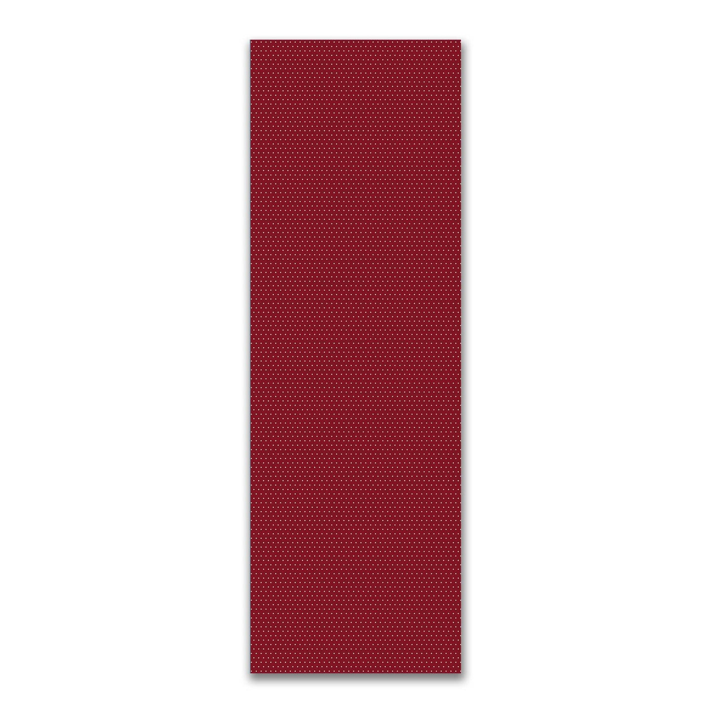 Spun Polyester Fabric with Fine Beige Diamonds on Burgundy Red #FASP-1285-112