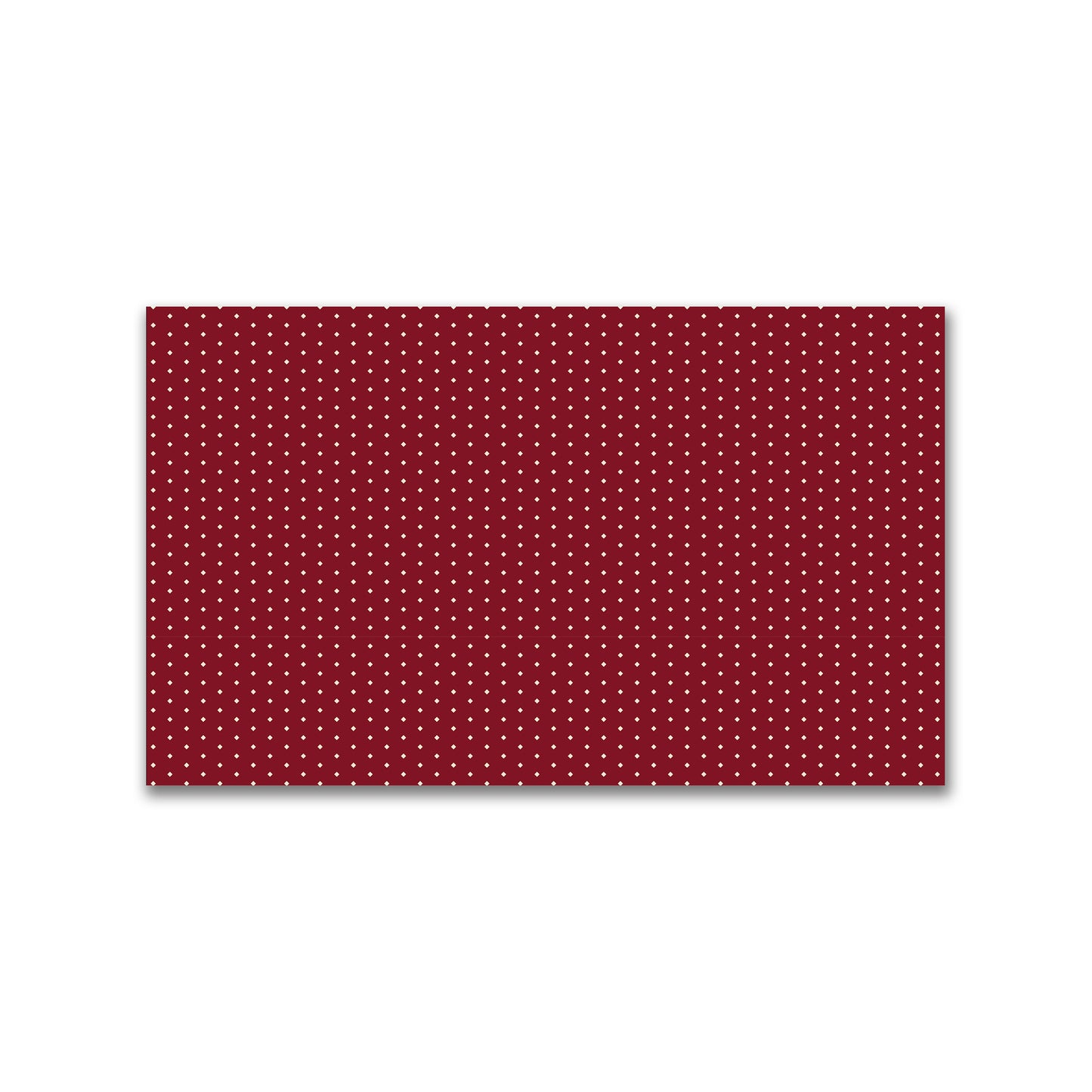 Spun Polyester Fabric with Fine Beige Diamonds on Burgundy Red #FASP-1285-112