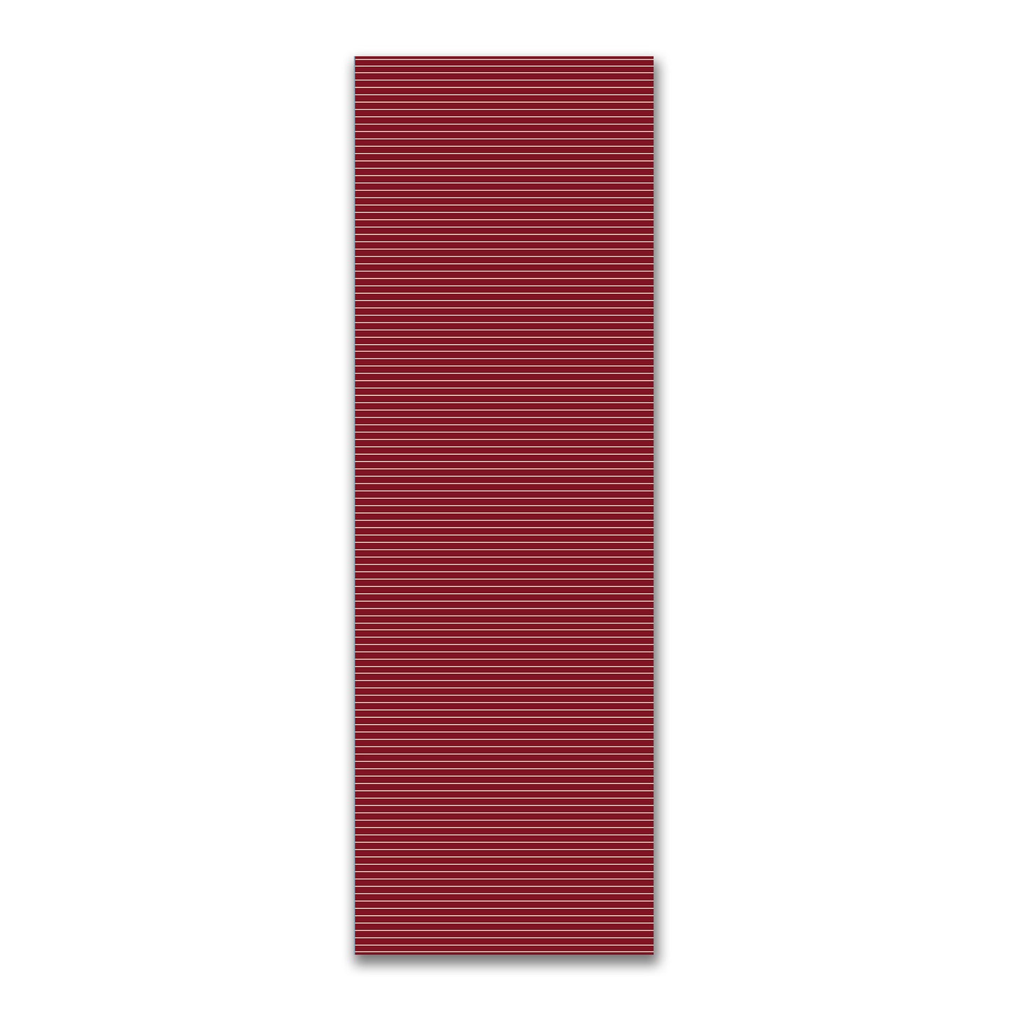 Spun Polyester Fabric with Fine Beige Stripes on Burgundy Red #FASP-1285-152