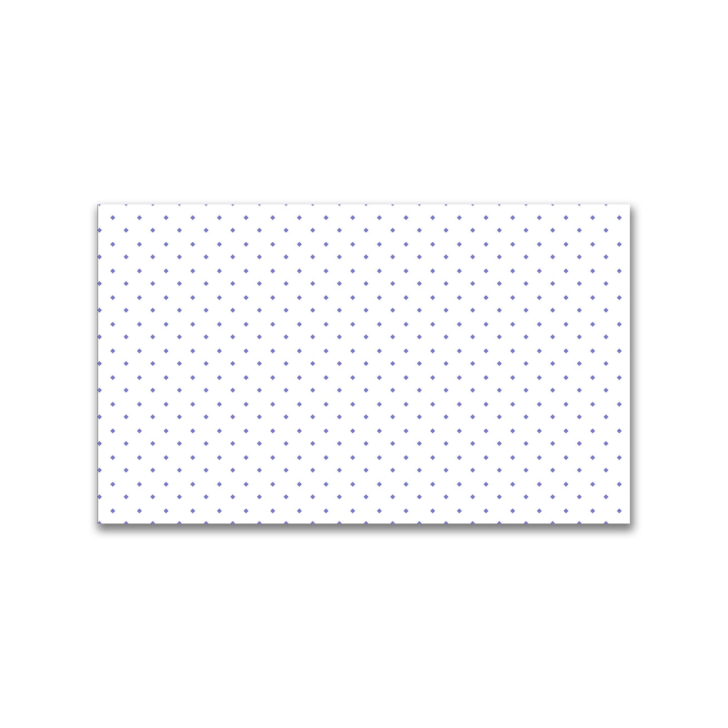 White Spun Polyester Fabric with Purple Diamonds #FASP-1300-101