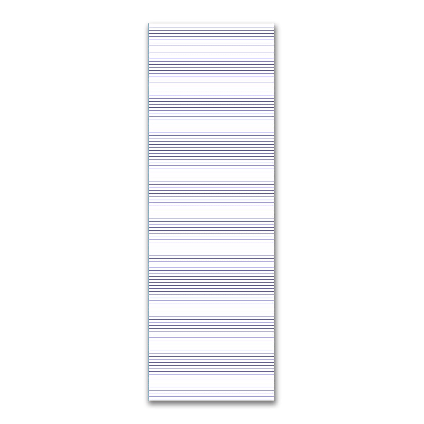 White Spun Polyester Fabric with Fine Purple Stripes #FASP-1300-151