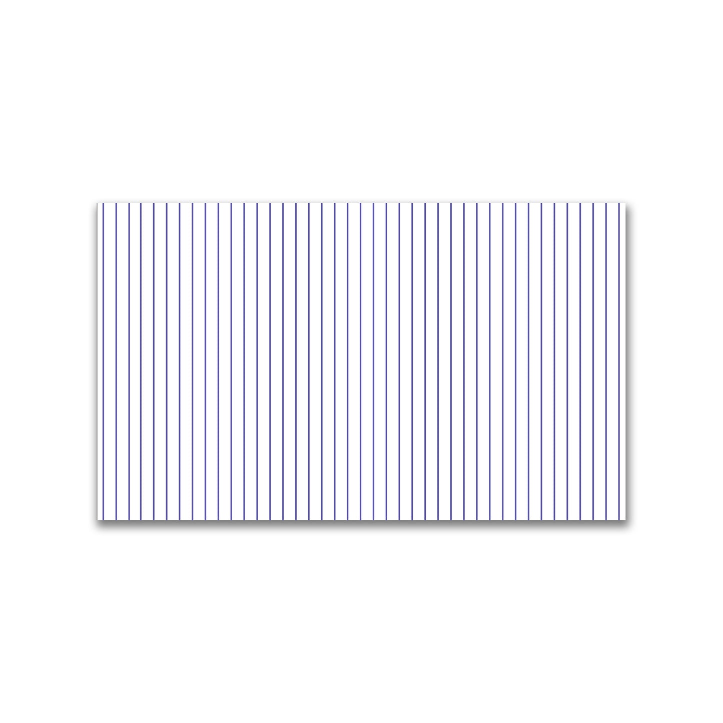 White Spun Polyester Fabric with Fine Purple Stripes #FASP-1300-151