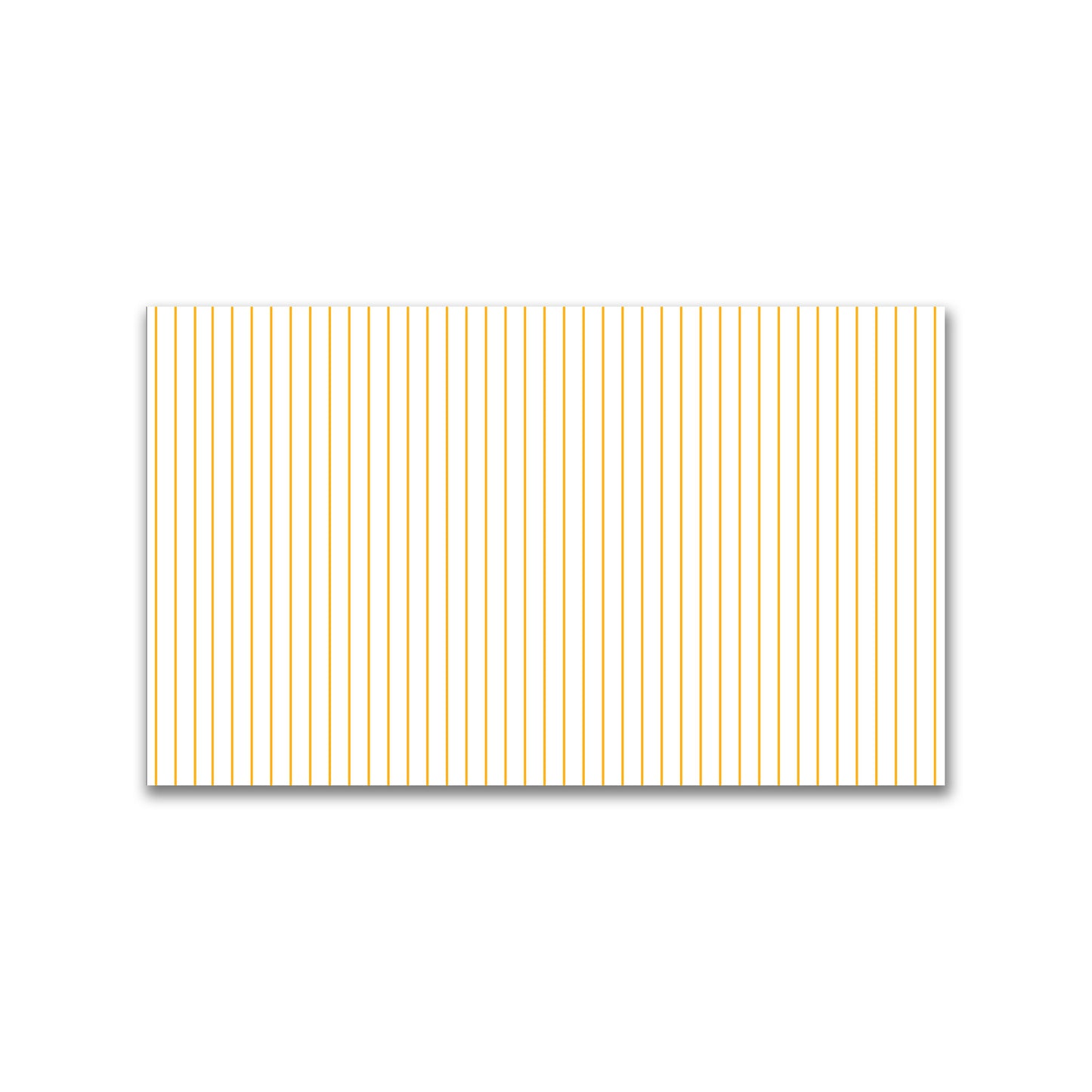White Spun Polyester Fabric with Fine Yellow-Orange Stripes #FASP-1310-151