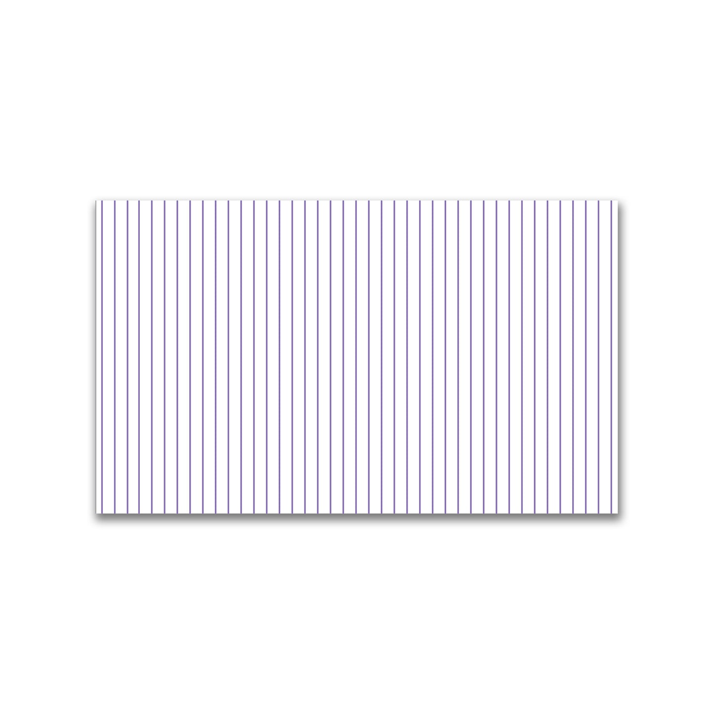 White Spun Polyester Fabric with Fine Purple Stripes #FASP-1320-151