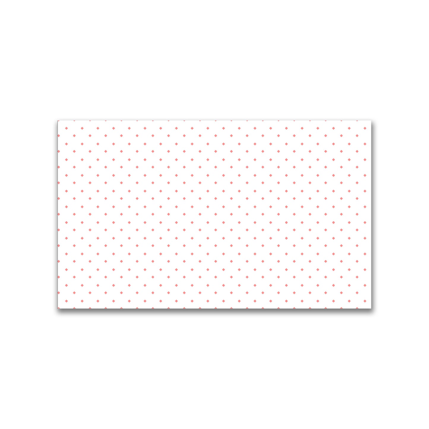 White Spun Polyester Fabric with Pink Diamonds #FASP-1340-101