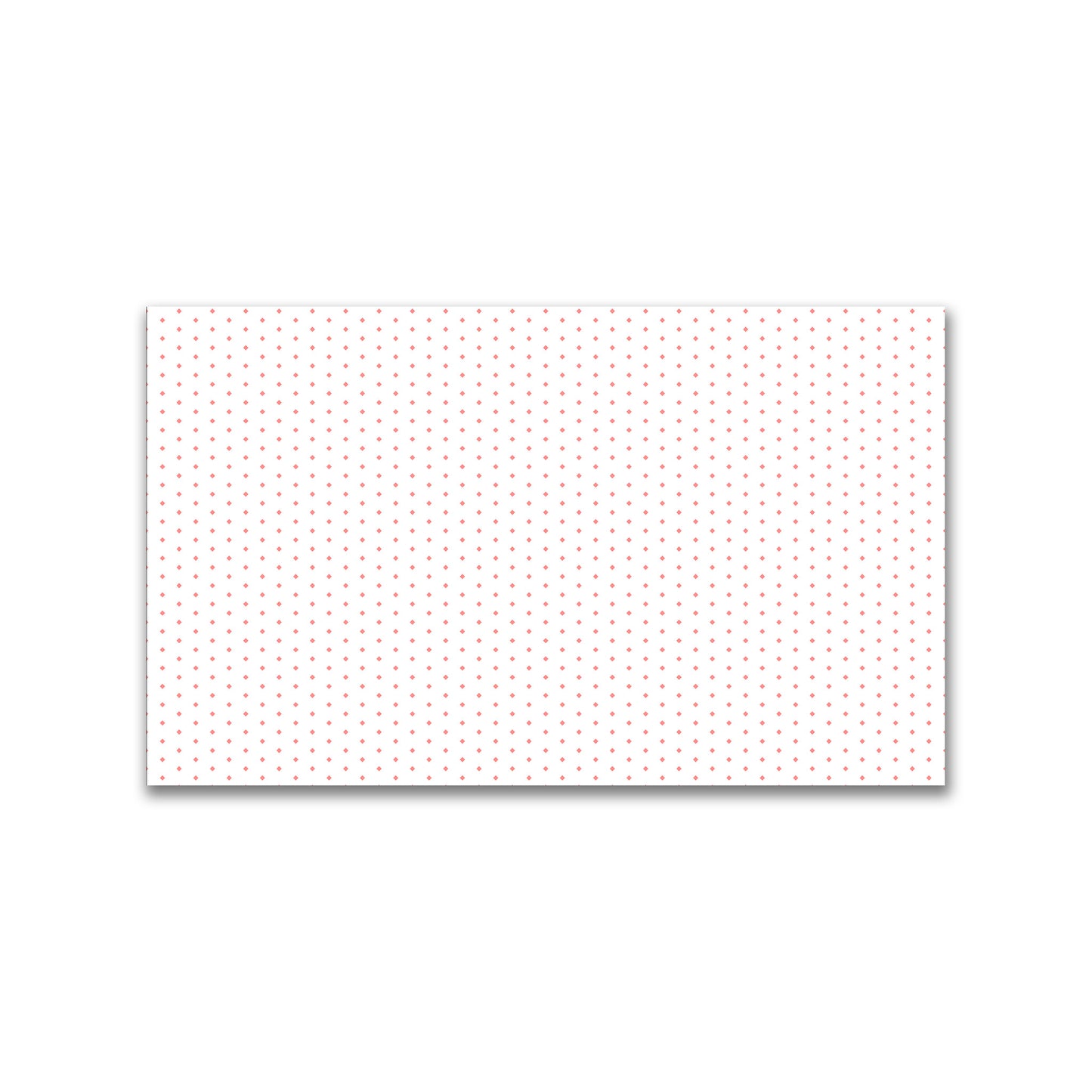White Spun Polyester Fabric with Fine Pink Diamonds #FASP-1340-111