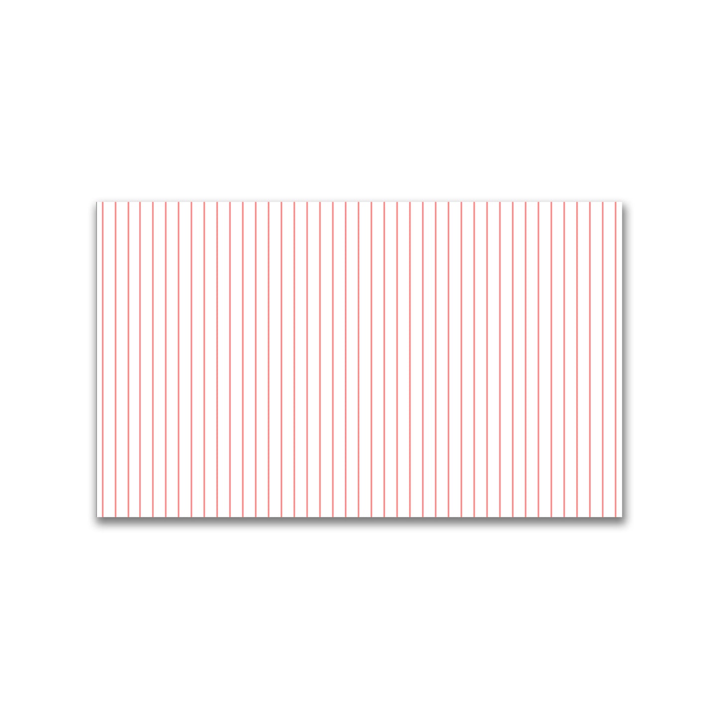 White Spun Polyester Fabric with Fine Pink Stripes #FASP-1340-151