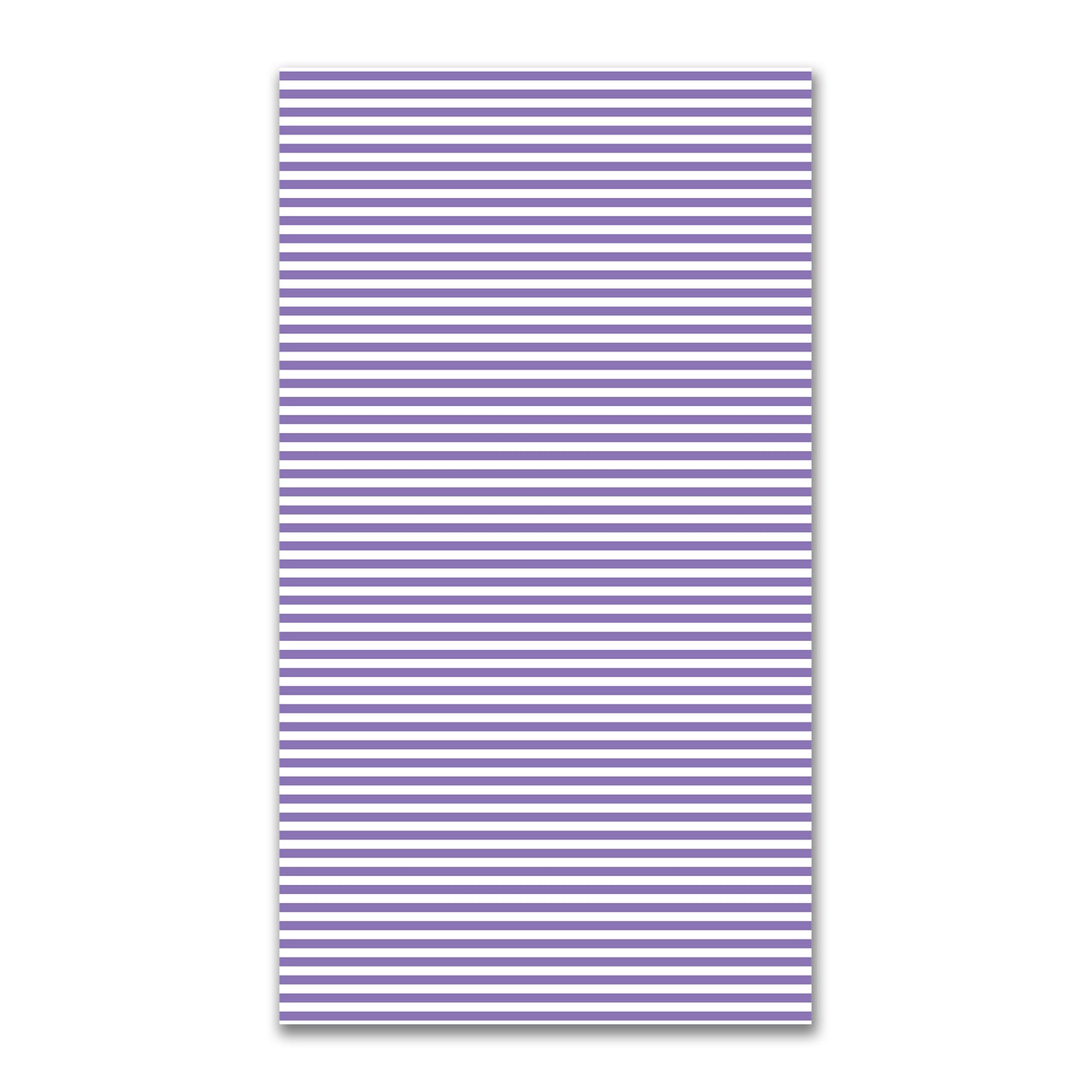 White Spun Polyester Fabric with Purple Bars #FASP-1350-051