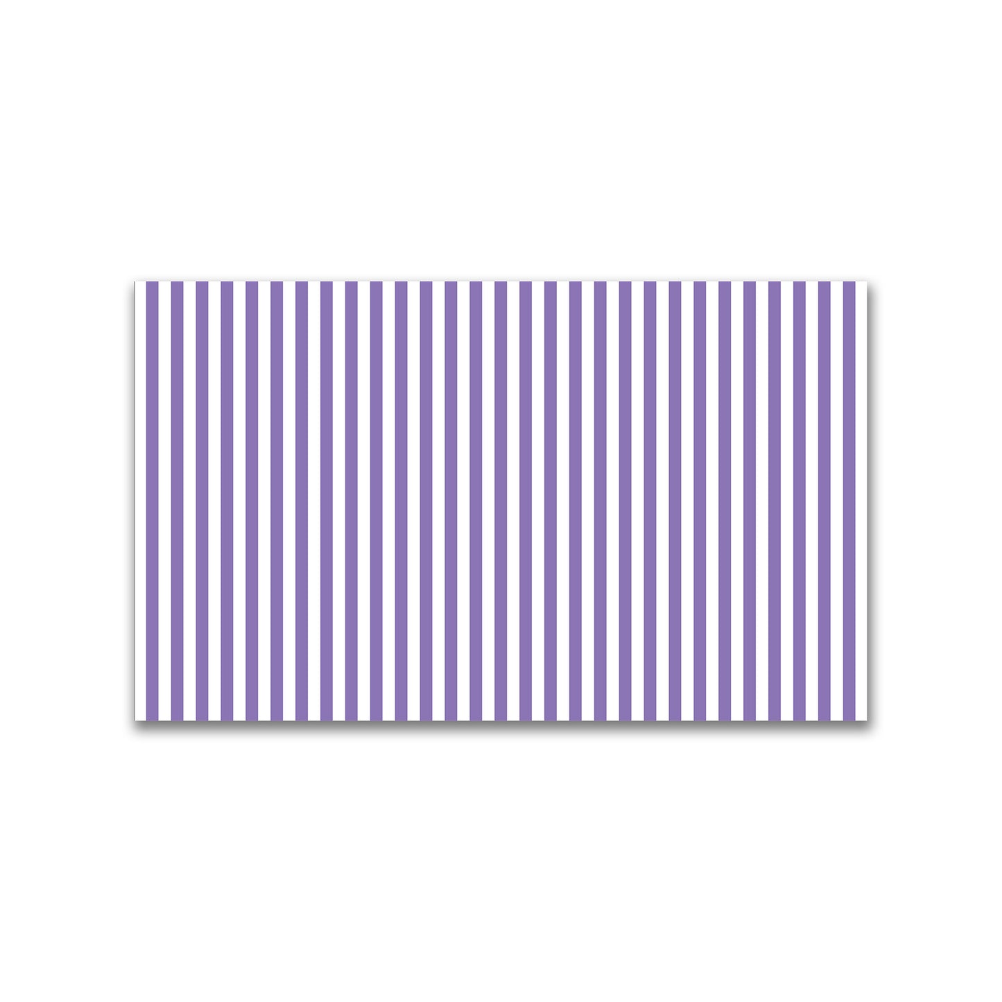White Spun Polyester Fabric with Purple Bars #FASP-1350-051