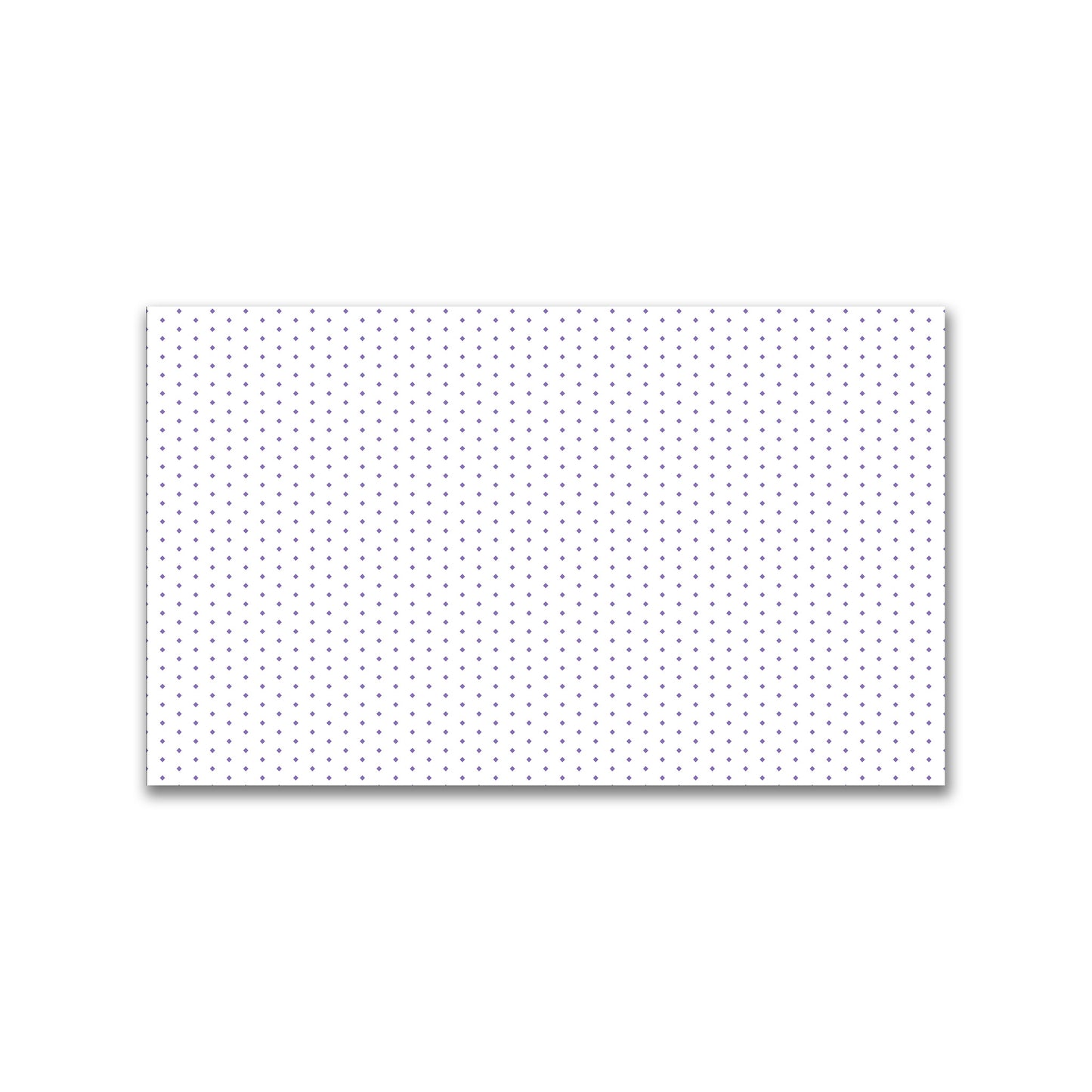 White Spun Polyester Fabric with Fine Purple Diamonds #FASP-1350-111