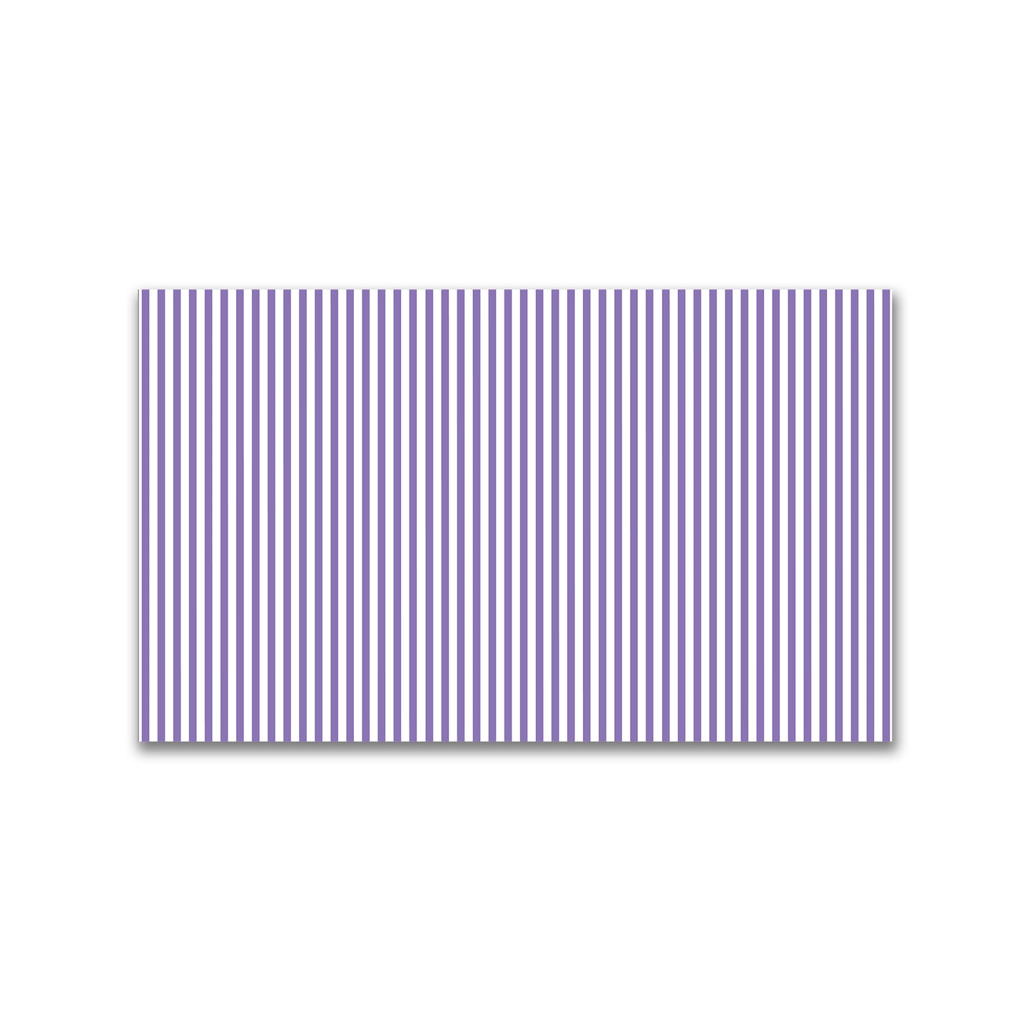 White Spun Polyester Fabric with Thin Purple Bars #FASP-1350-241