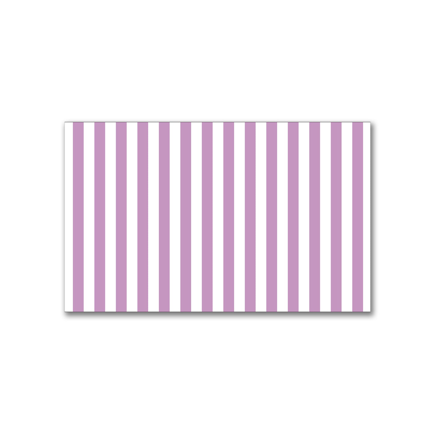 White Spun Polyester Fabric with Mauve Bars #FASP-1360-051