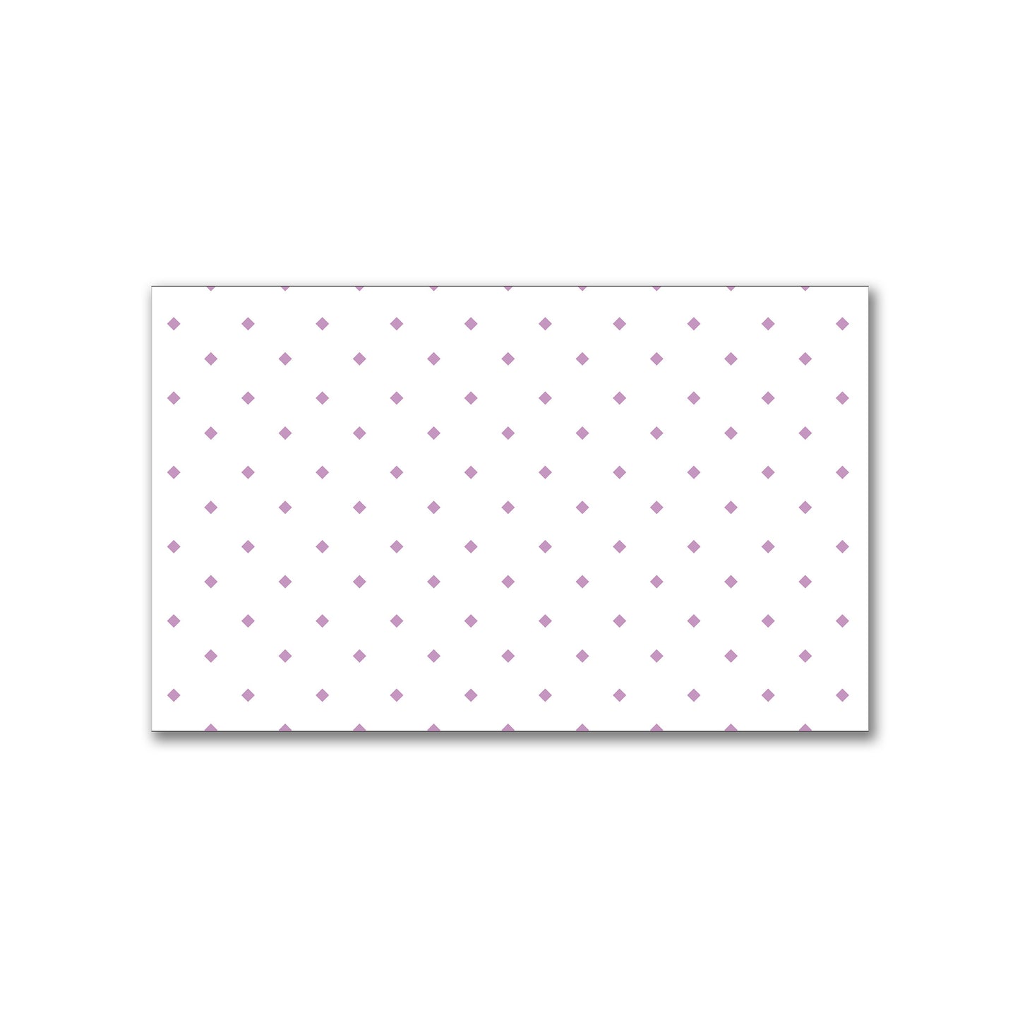 White Spun Polyester Fabric with Mauve Diamonds #FASP-1360-101