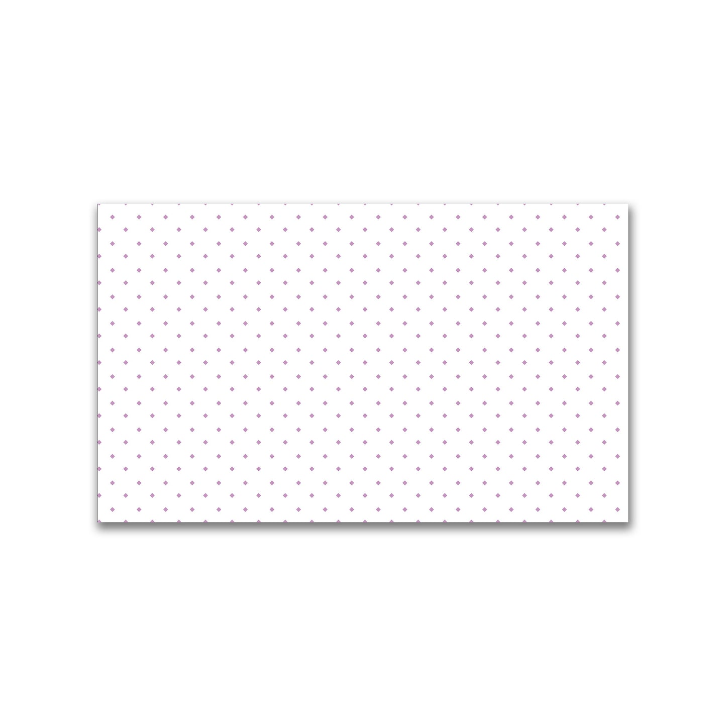 White Spun Polyester Fabric with Mauve Diamonds #FASP-1360-101