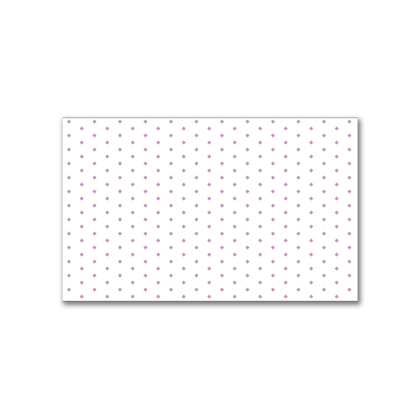 White Spun Polyester Fabric with Fine Mauve Diamonds #FASP-1360-111