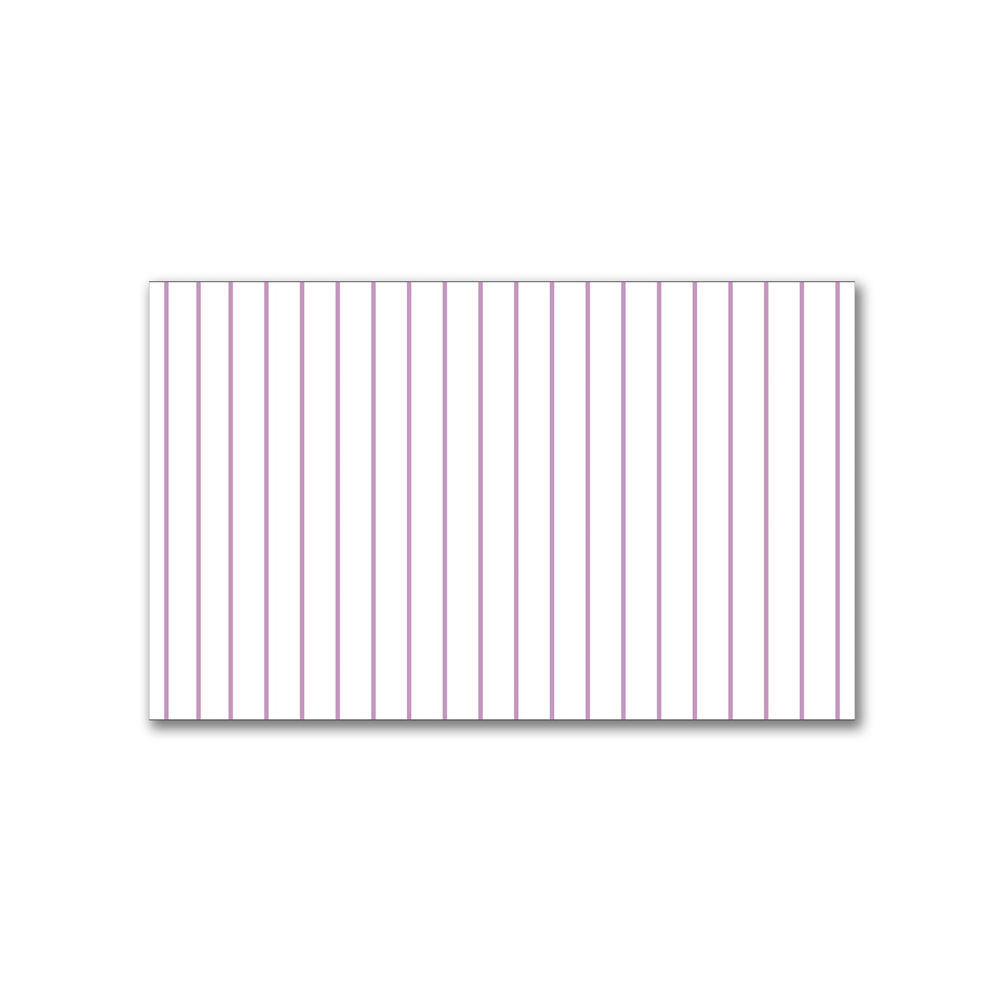 White Spun Polyester Fabric with Fine Mauve Stripes #FASP-1360-151