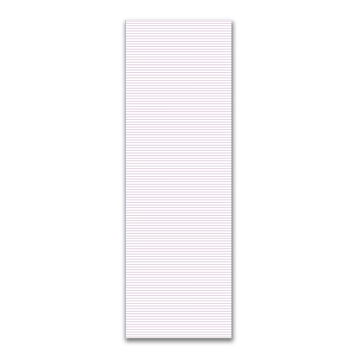White Spun Polyester Fabric with Fine Mauve Stripes #FASP-1360-151