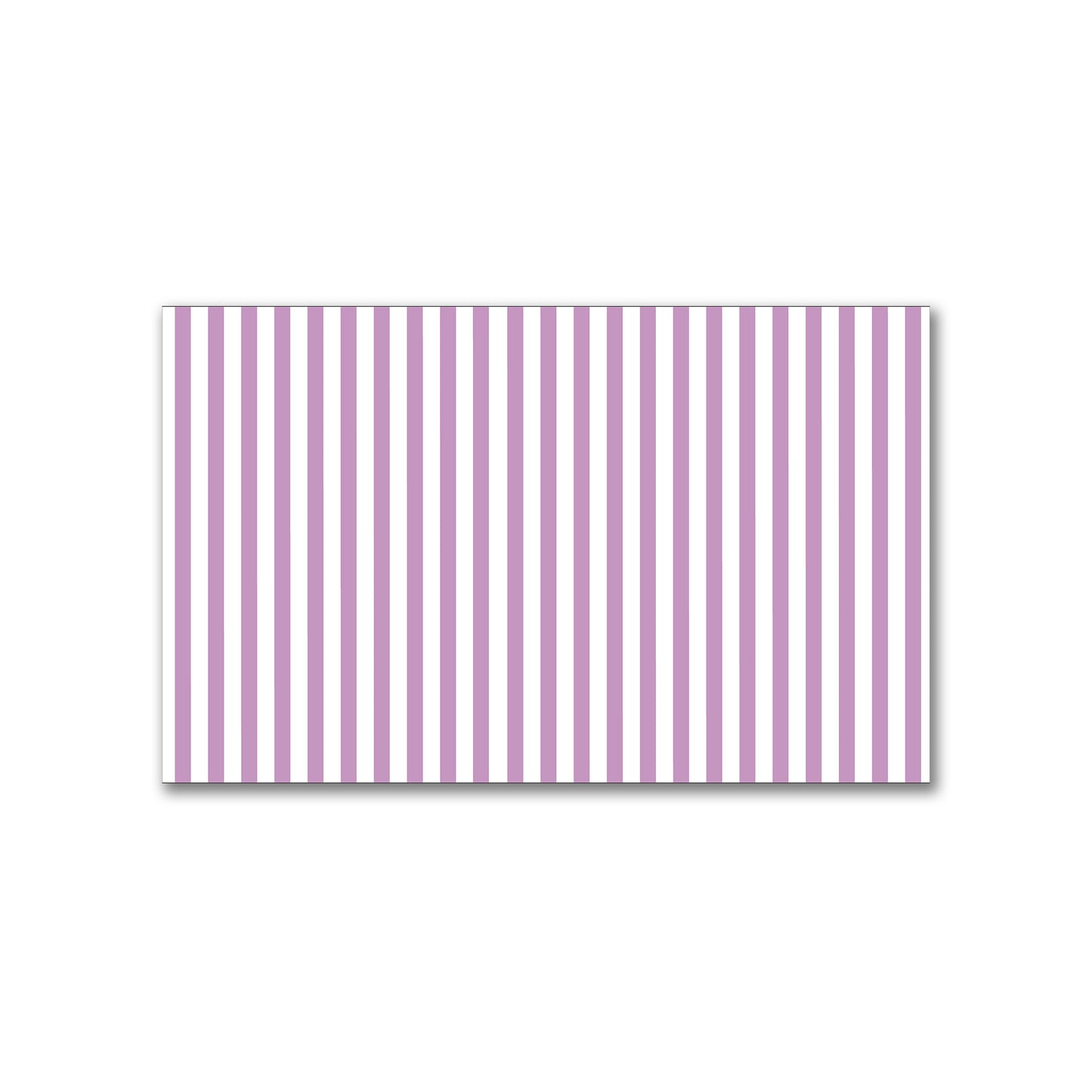White Spun Polyester Fabric with Thin Mauve Bars #FASP-1360-241