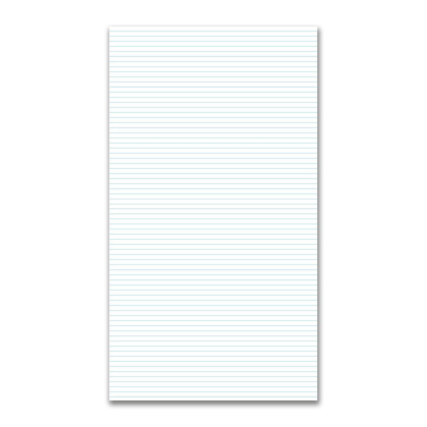 White Spun Polyester Fabric with Fine Blue Stripes #FASP-1370-151