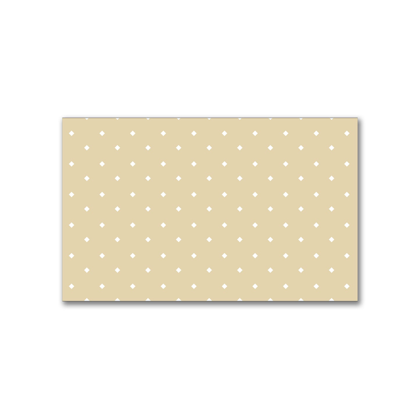 Spun Polyester Fabric with White Diamonds on Tan #FASP-1371-102