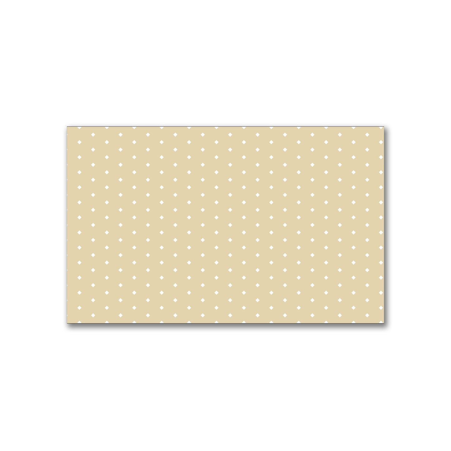 Spun Polyester Fabric with Fine White Diamonds on Tan #FASP-1371-112