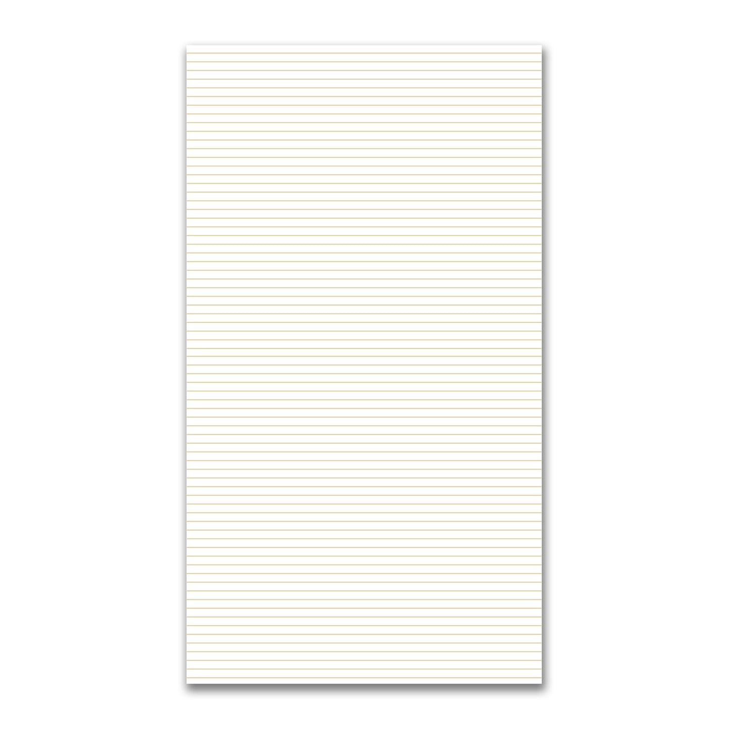 White Spun Polyester Fabric with Fine Tan Stripes #FASP-1371-151