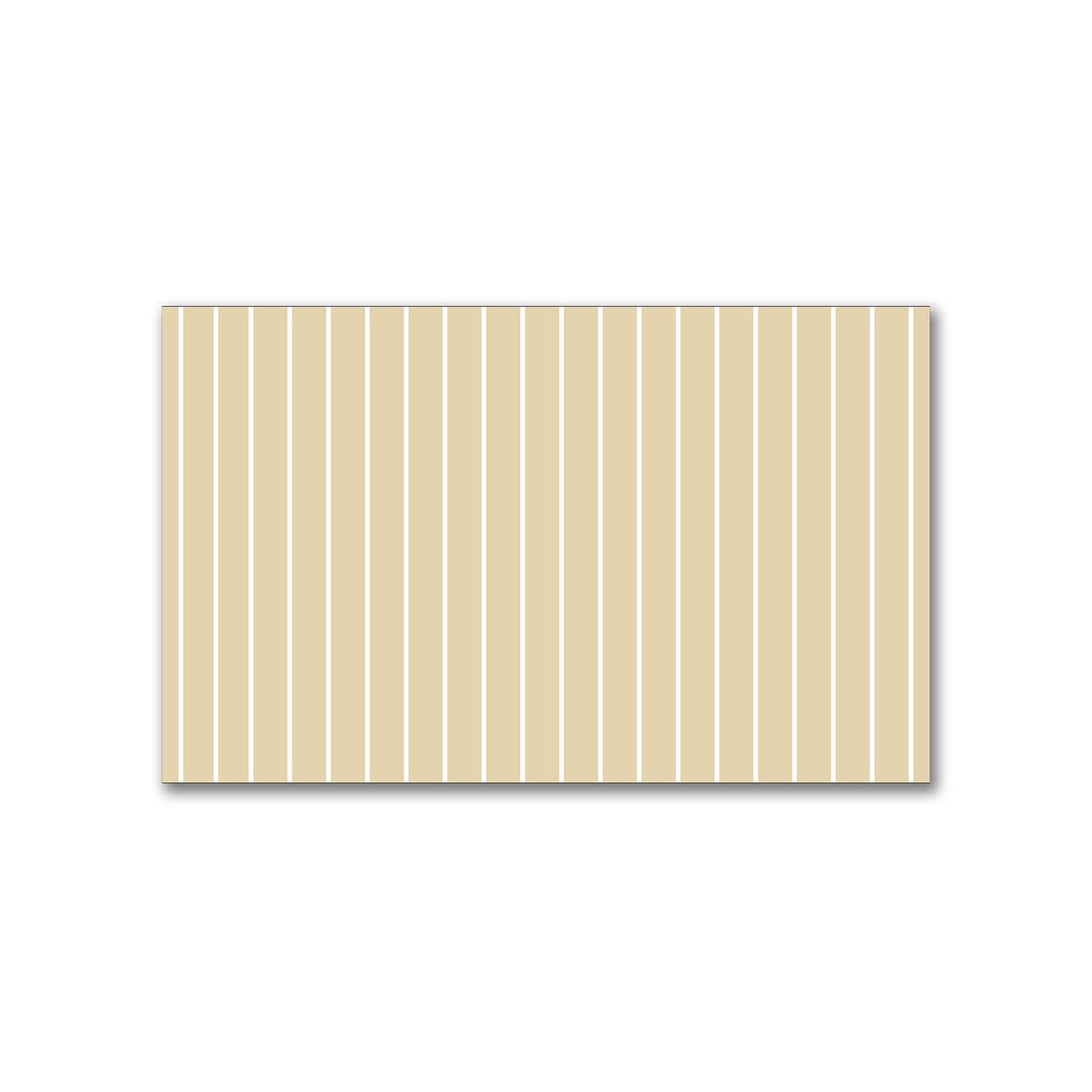 Spun Polyester Fabric with Fine White Stripes on Tan #FASP-1371-152