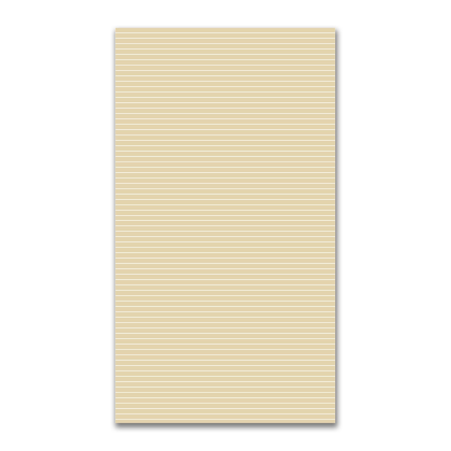 Spun Polyester Fabric with Fine White Stripes on Tan #FASP-1371-152