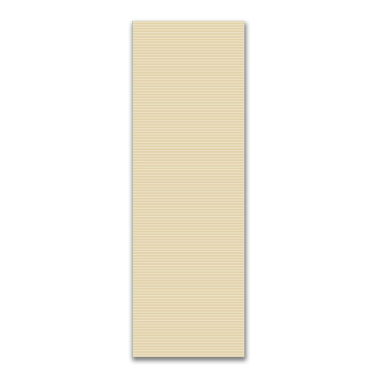 Spun Polyester Fabric with Fine White Stripes on Tan #FASP-1371-152