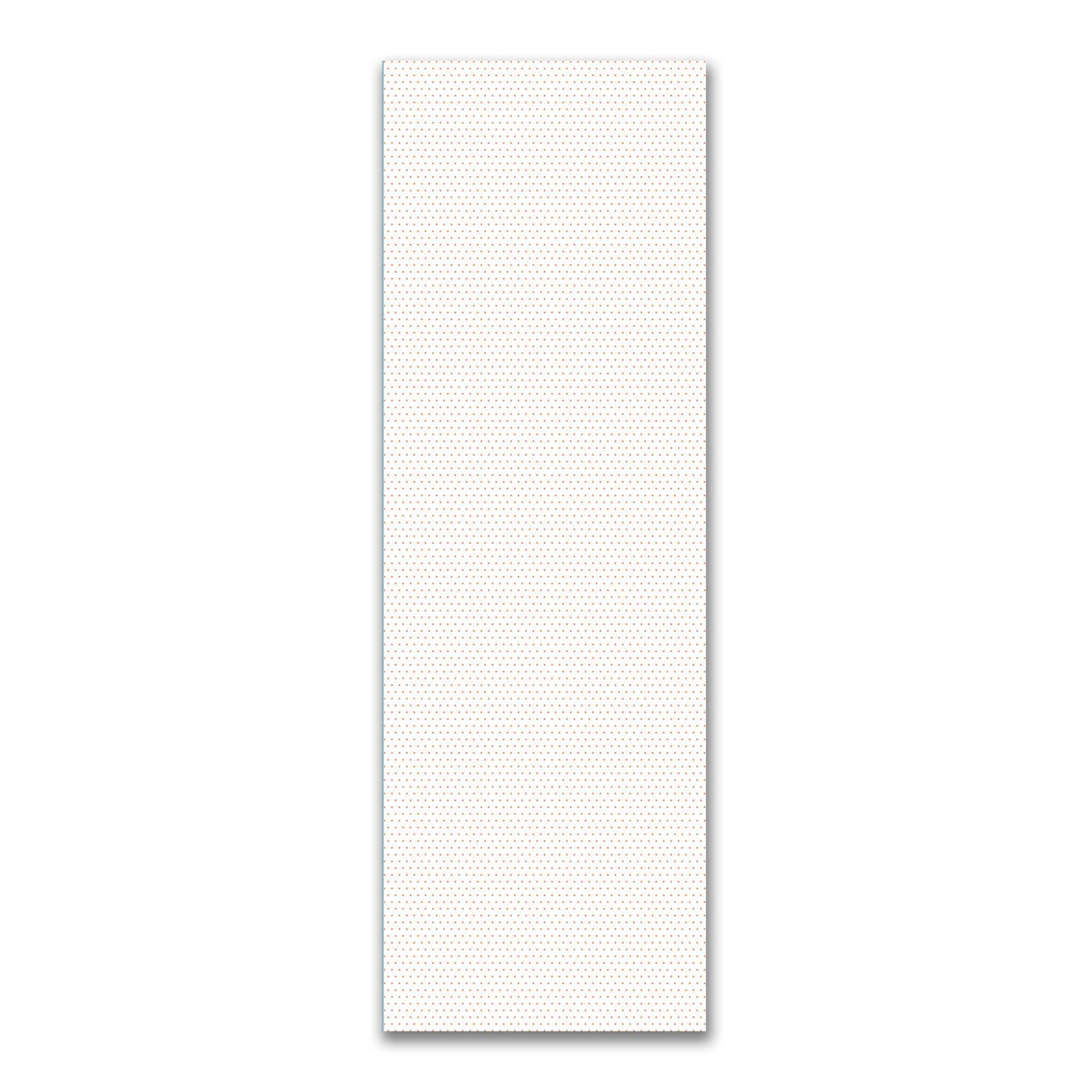 White Spun Polyester Fabric with Fine Orange Diamonds #FASP-1380-111