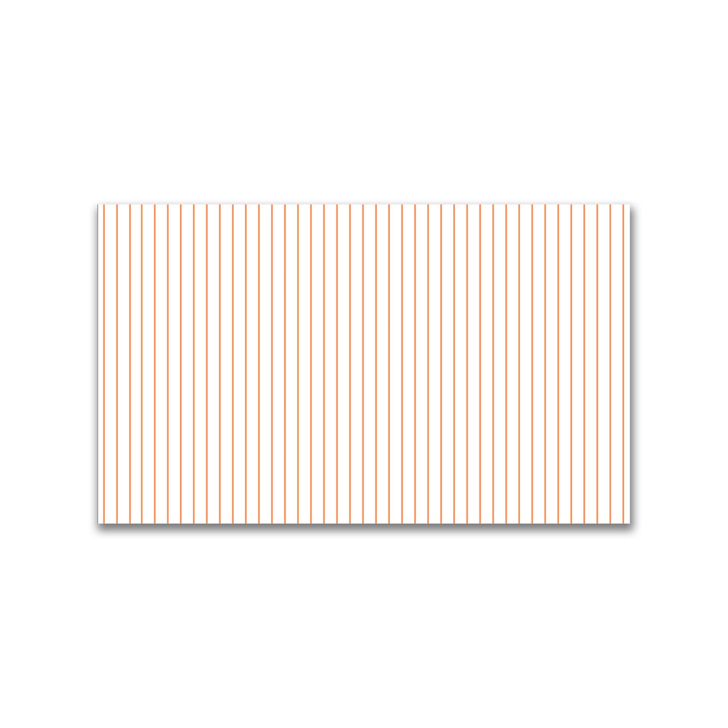 White Spun Polyester Fabric with Fine Orange Stripes #FASP-1380-151