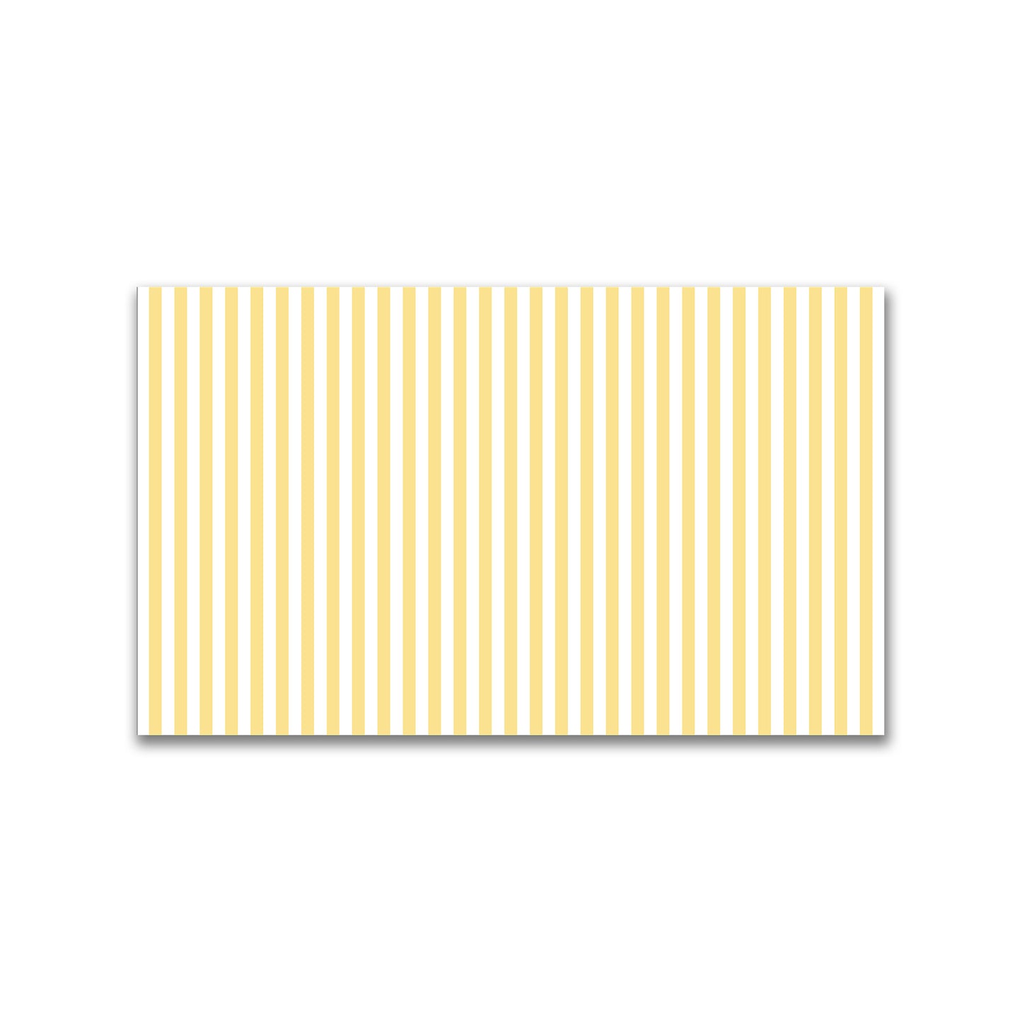 White Spun Polyester Fabric with Yellow Bars #FASP-1381-051