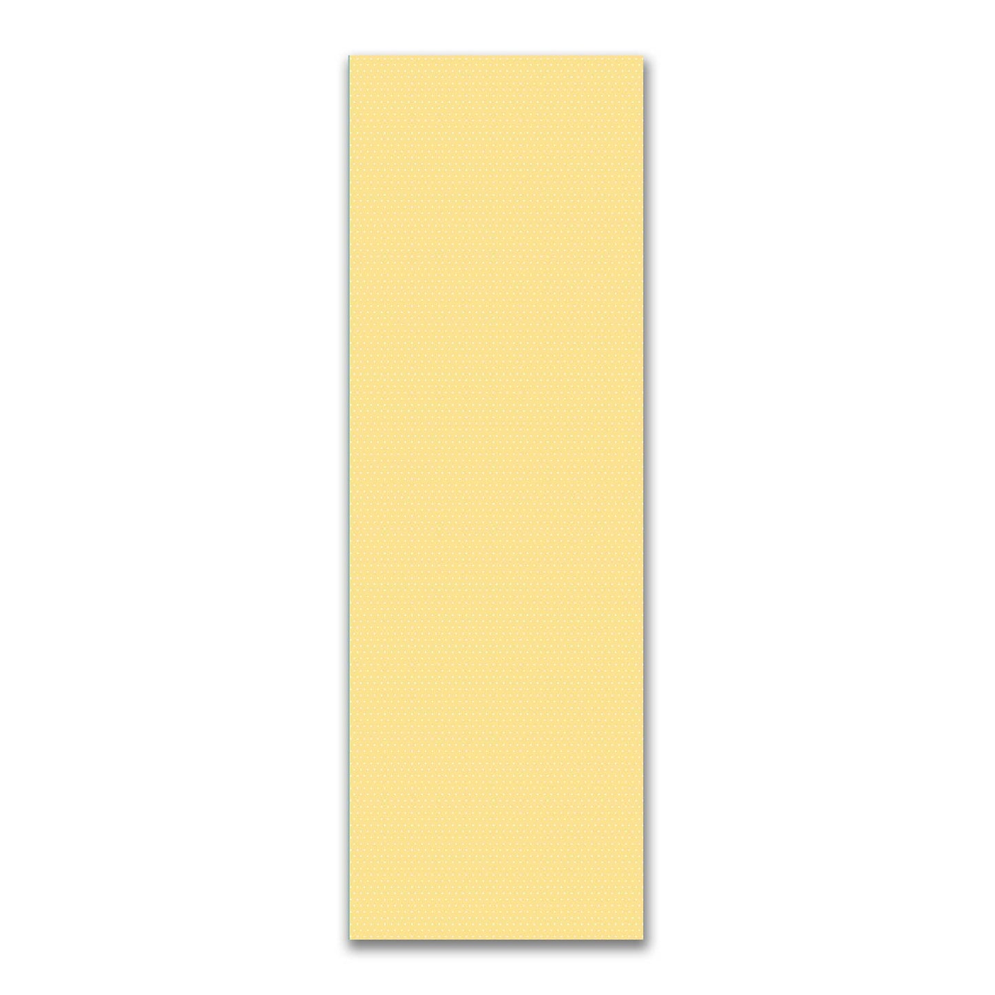Yellow Spun Polyester Fabric with Fine White Diamonds on Yellow #FASP-1381-112