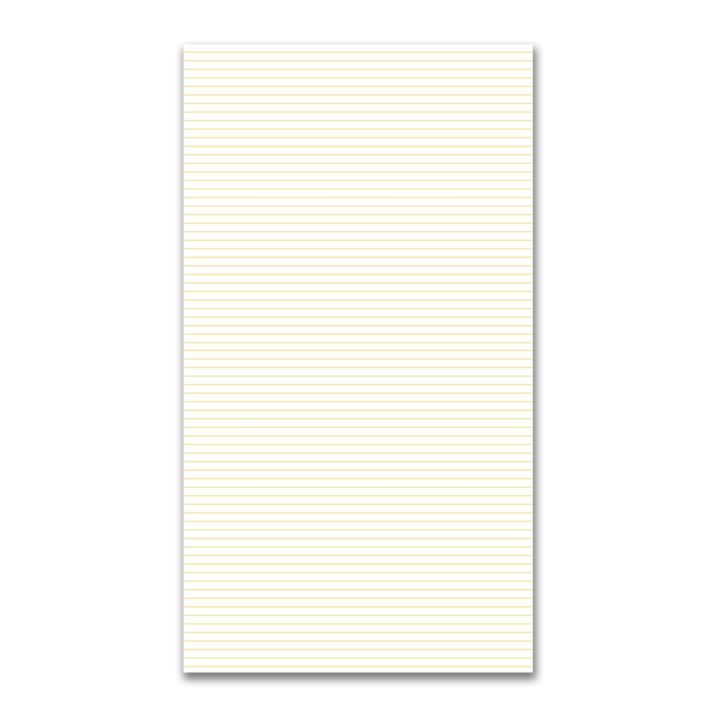 White Spun Polyester Fabric with Fine Yellow Stripes #FASP-1381-151