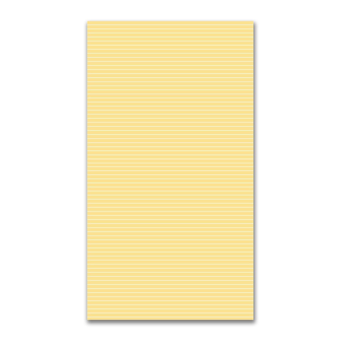 Yellow Spun Polyester Fabric with Fine White Stripes on Yellow #FASP-1381-152