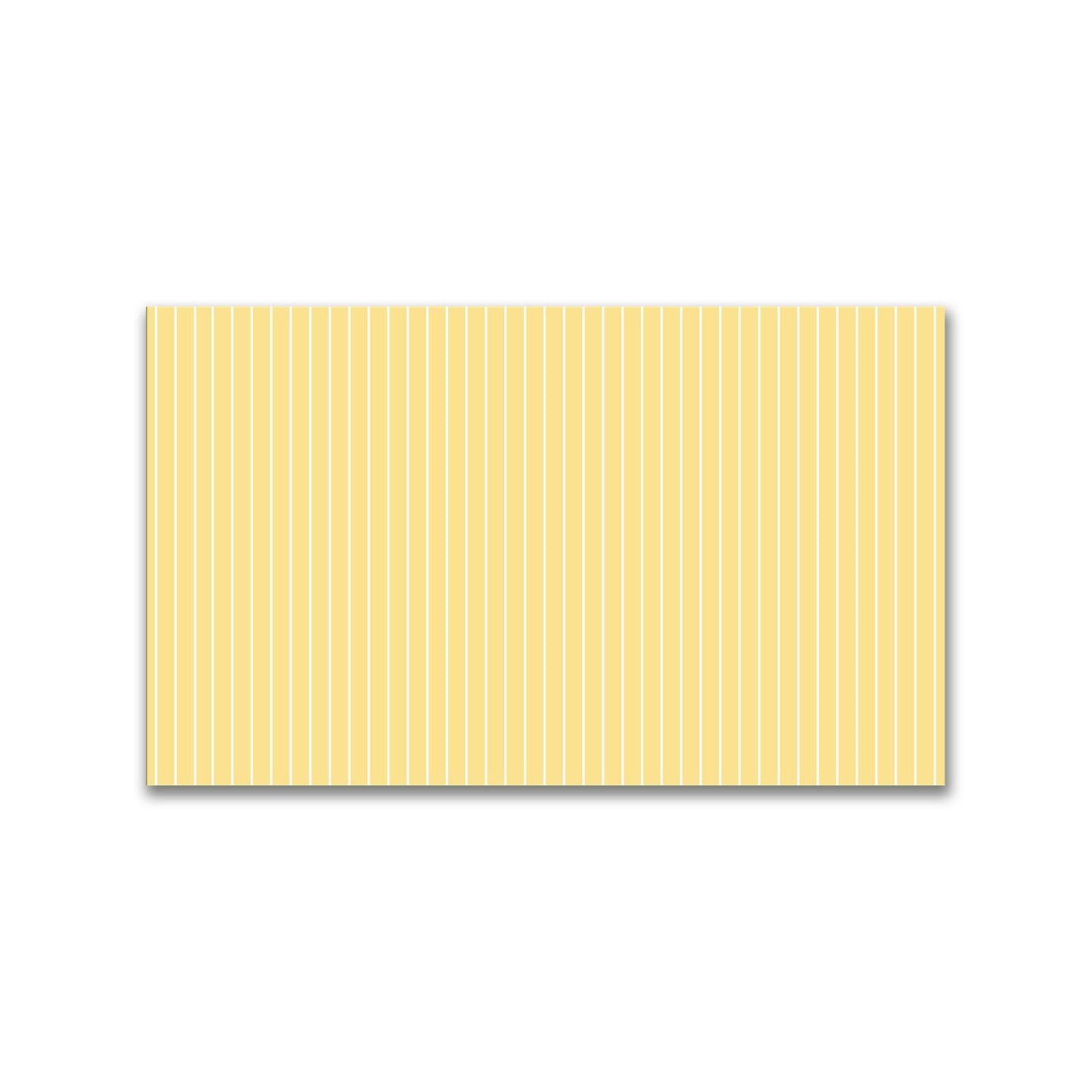 Yellow Spun Polyester Fabric with Fine White Stripes on Yellow #FASP-1381-152