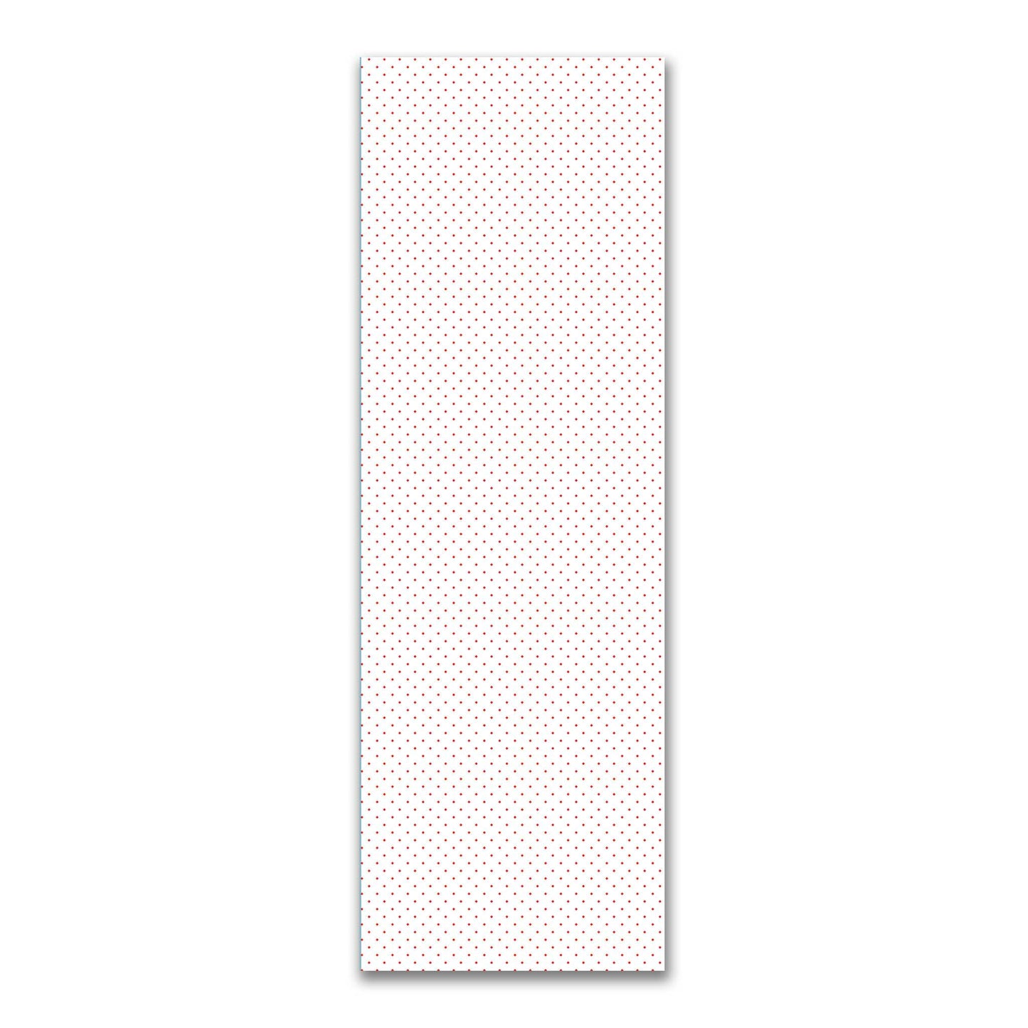 White Spun Polyester Fabric with Red Diamonds #FASP-1410-101